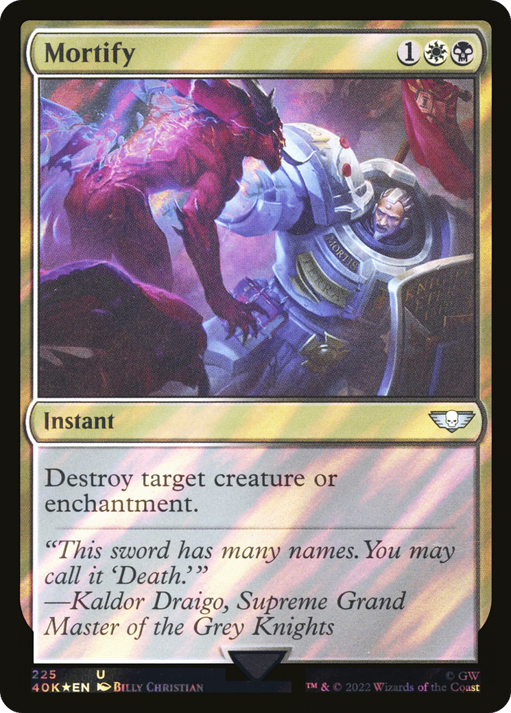 Mortify — Warhammer 40,000 Commander — Magic: The Gathering