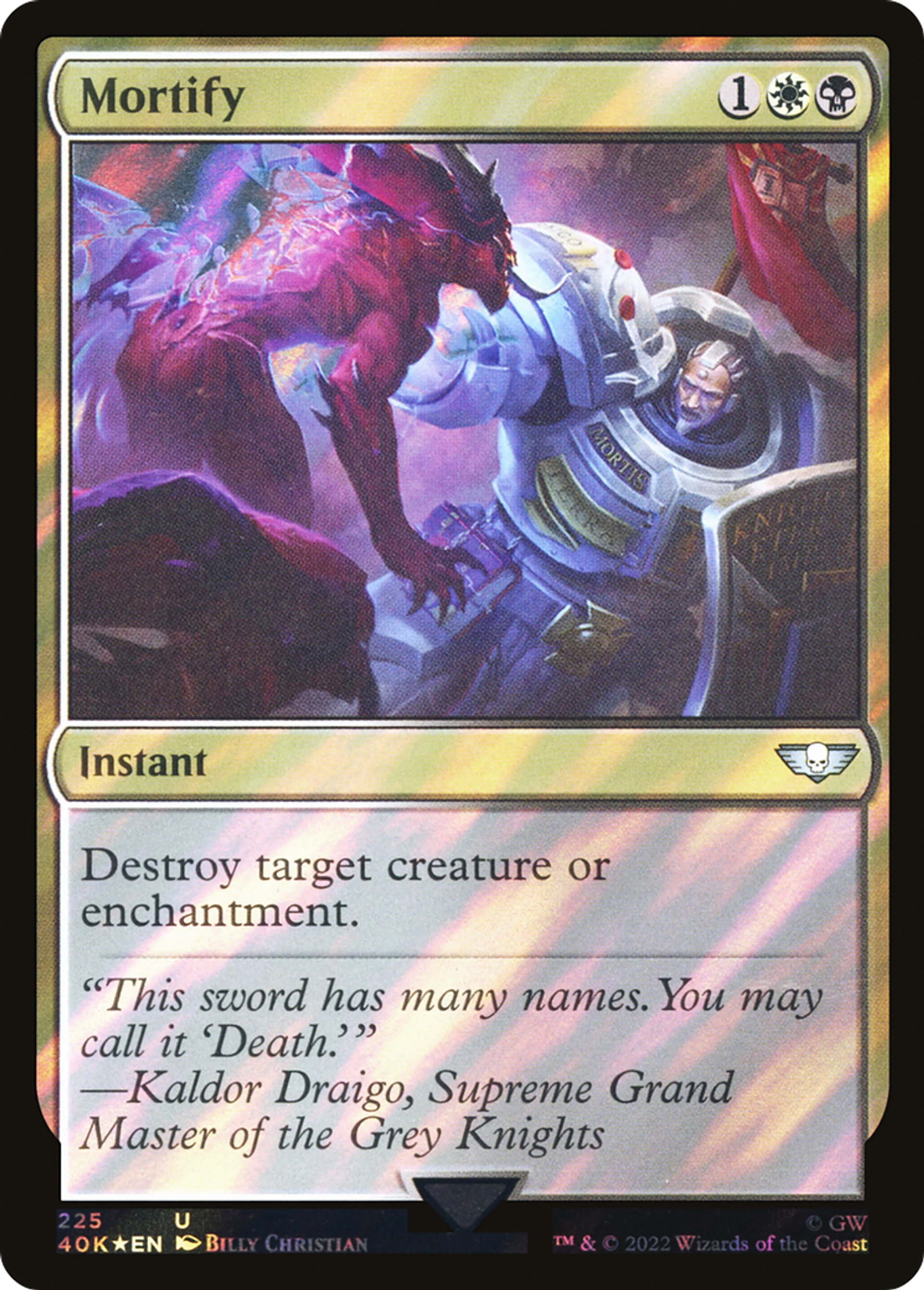Mortification — Warhammer 40,000 Commander — Magic: The Gathering