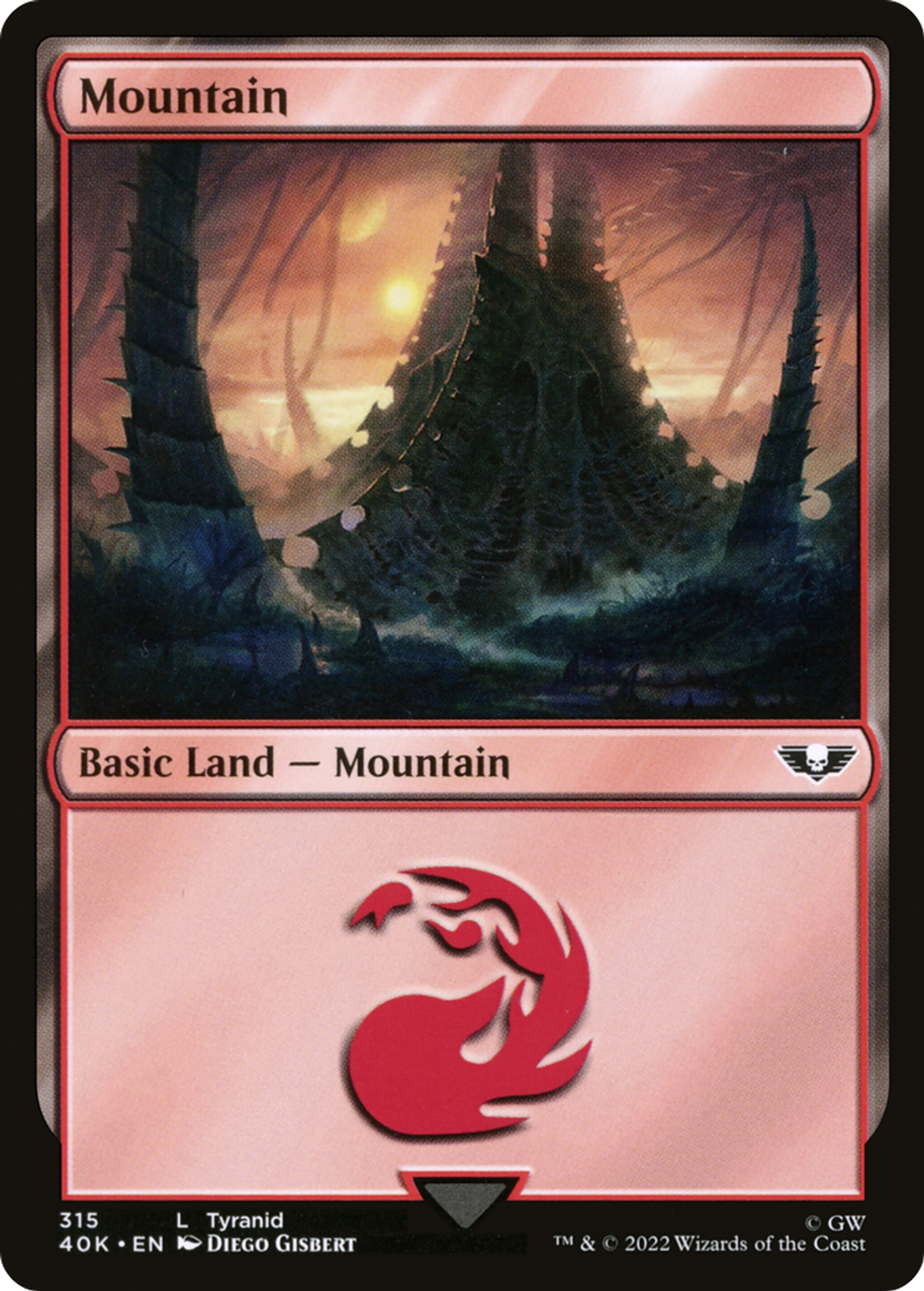 Mountain — Warhammer 40,000 Commander — Magic: The Gathering