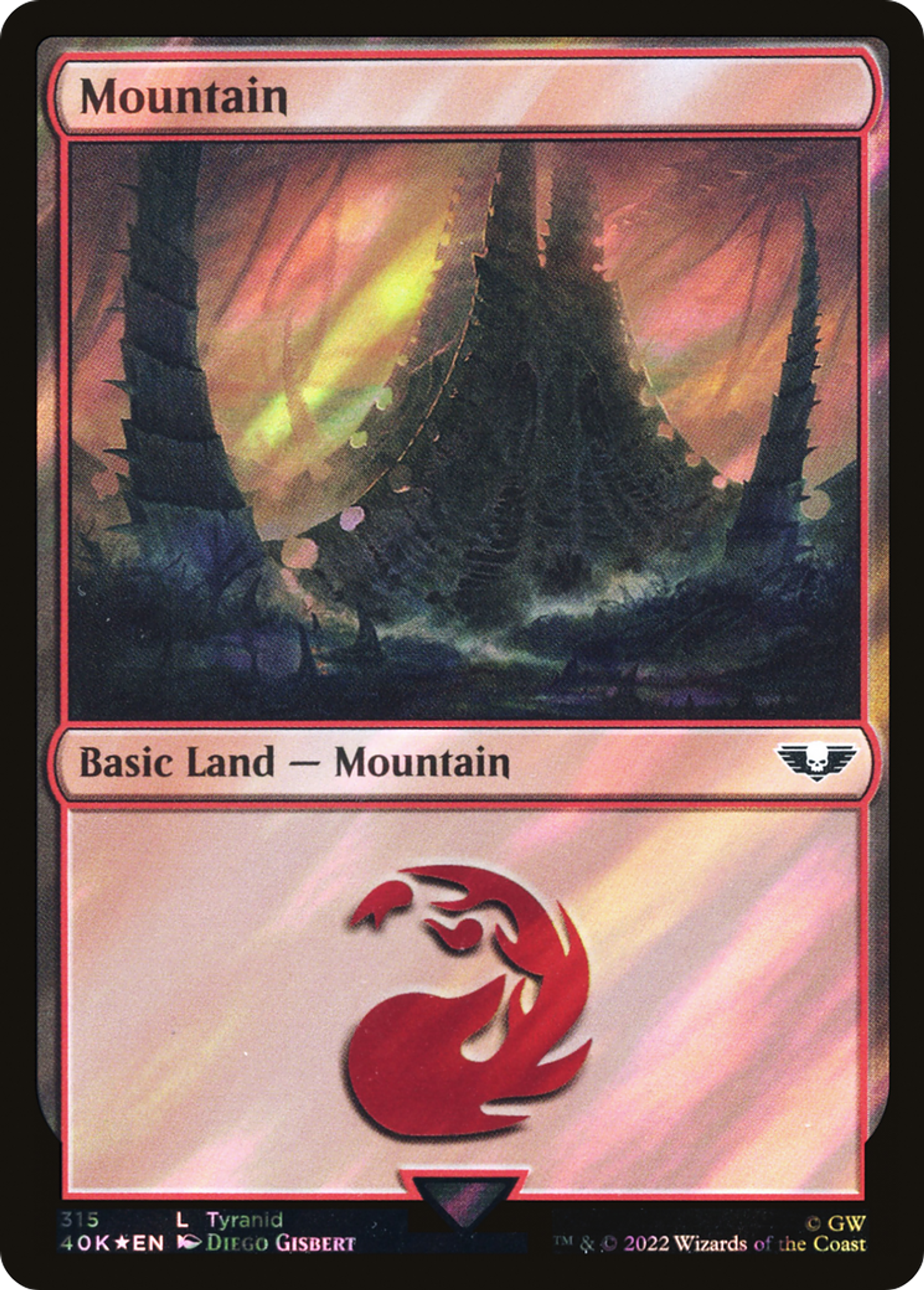 Mountain — Warhammer 40,000 Commander — Magic: The Gathering