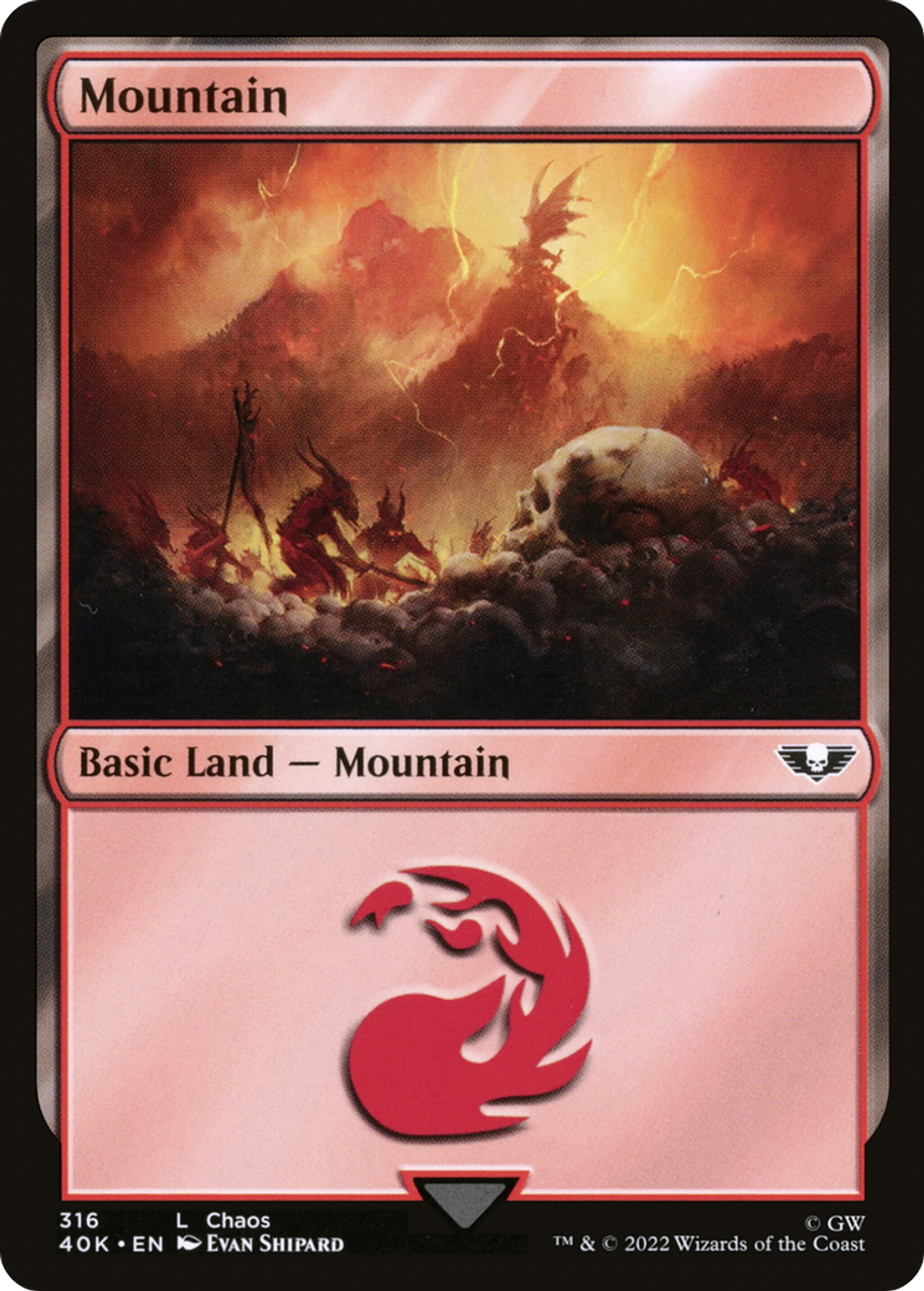 Mountain — Warhammer 40,000 Commander — Magic: The Gathering