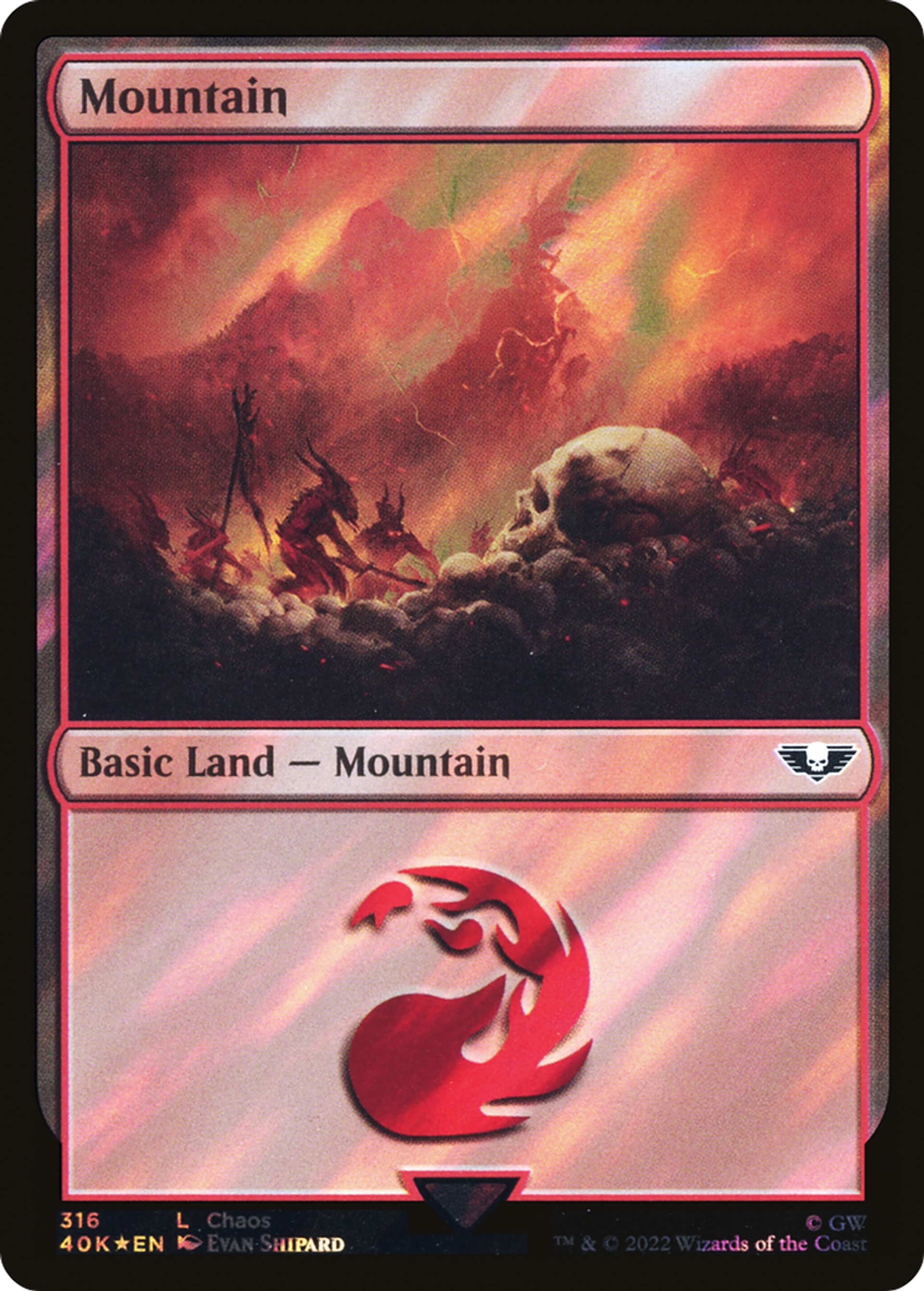 Mountain — Warhammer 40,000 Commander — Magic: The Gathering