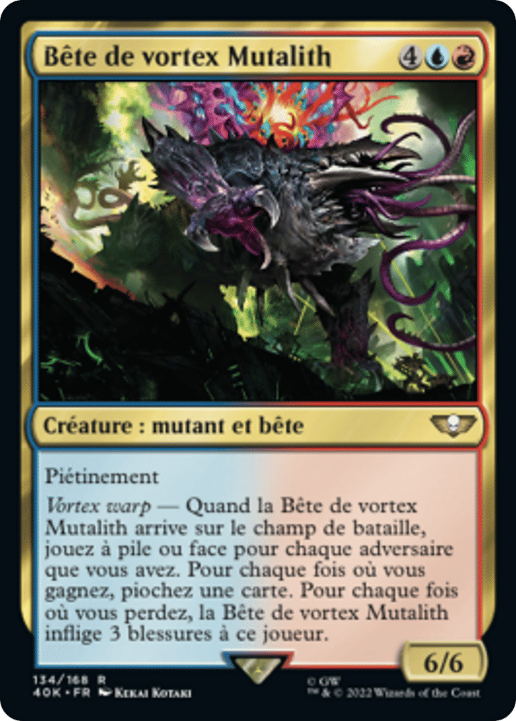 Bête de vortex Mutalith — Warhammer 40,000 Commander — Magic: The Gathering