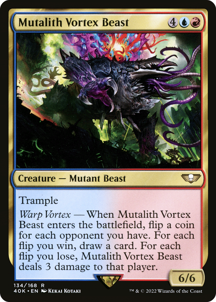 Mutalith Vortex Beast — Warhammer 40,000 Commander — Magic: The Gathering
