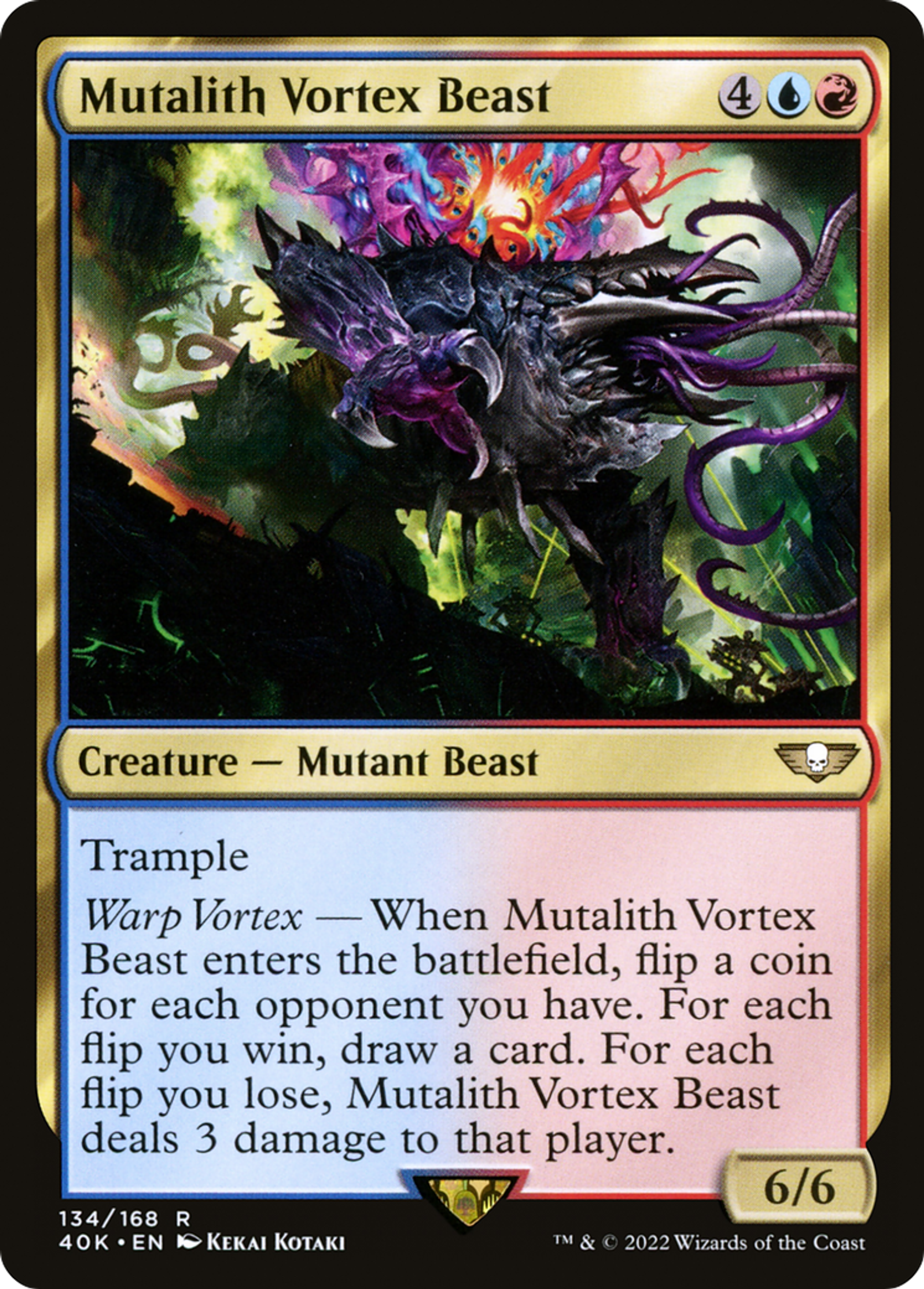 Mutalith Vortex Beast — Warhammer 40,000 Commander — Magic: The Gathering