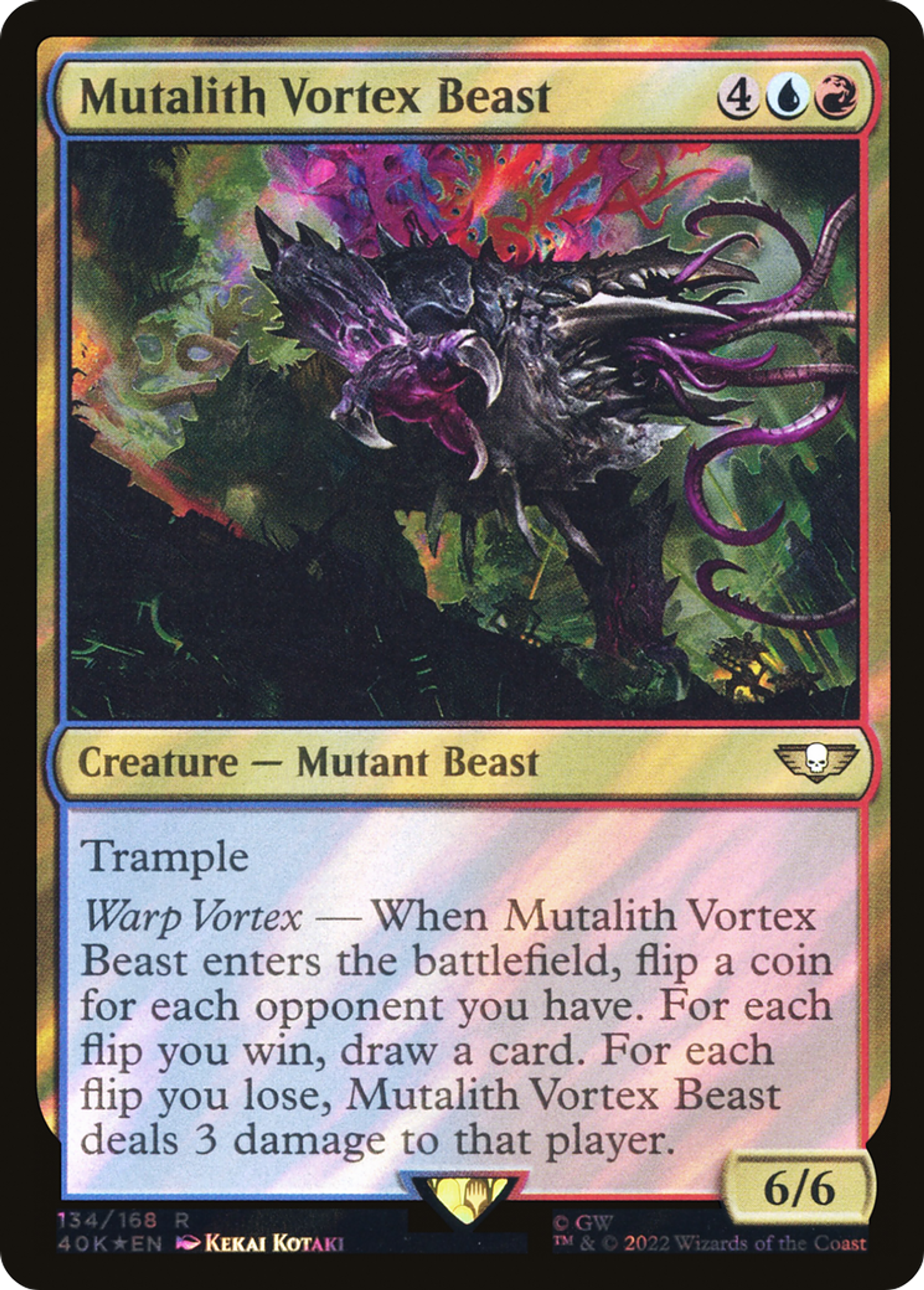 Mutalith Vortex Beast — Warhammer 40,000 Commander — Magic: The Gathering