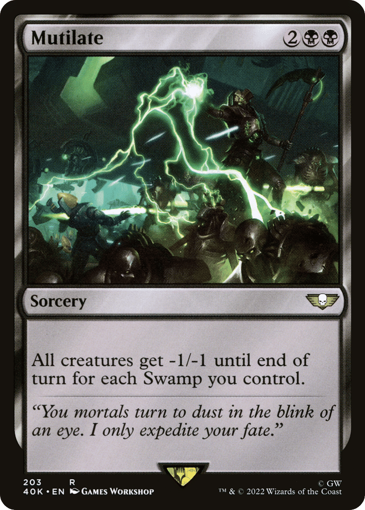 Mutilate — Warhammer 40,000 Commander — Magic: The Gathering