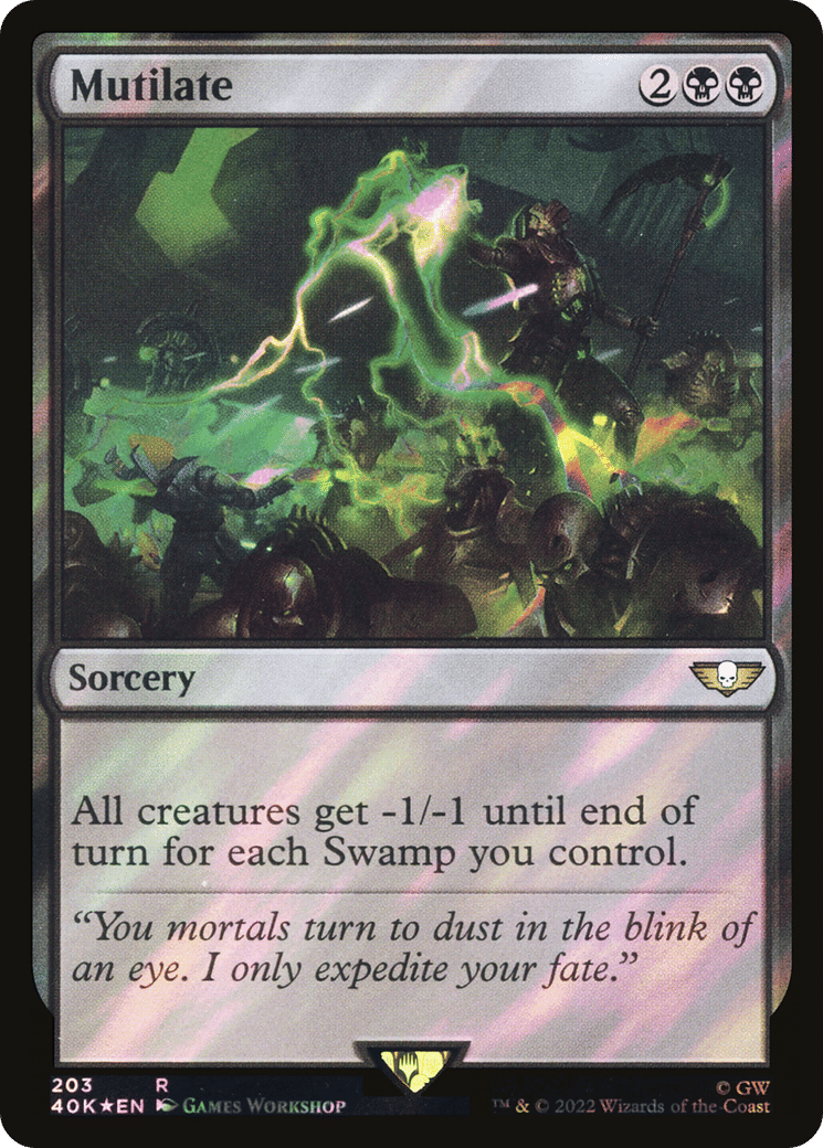 Mutilate — Warhammer 40,000 Commander — Magic: The Gathering