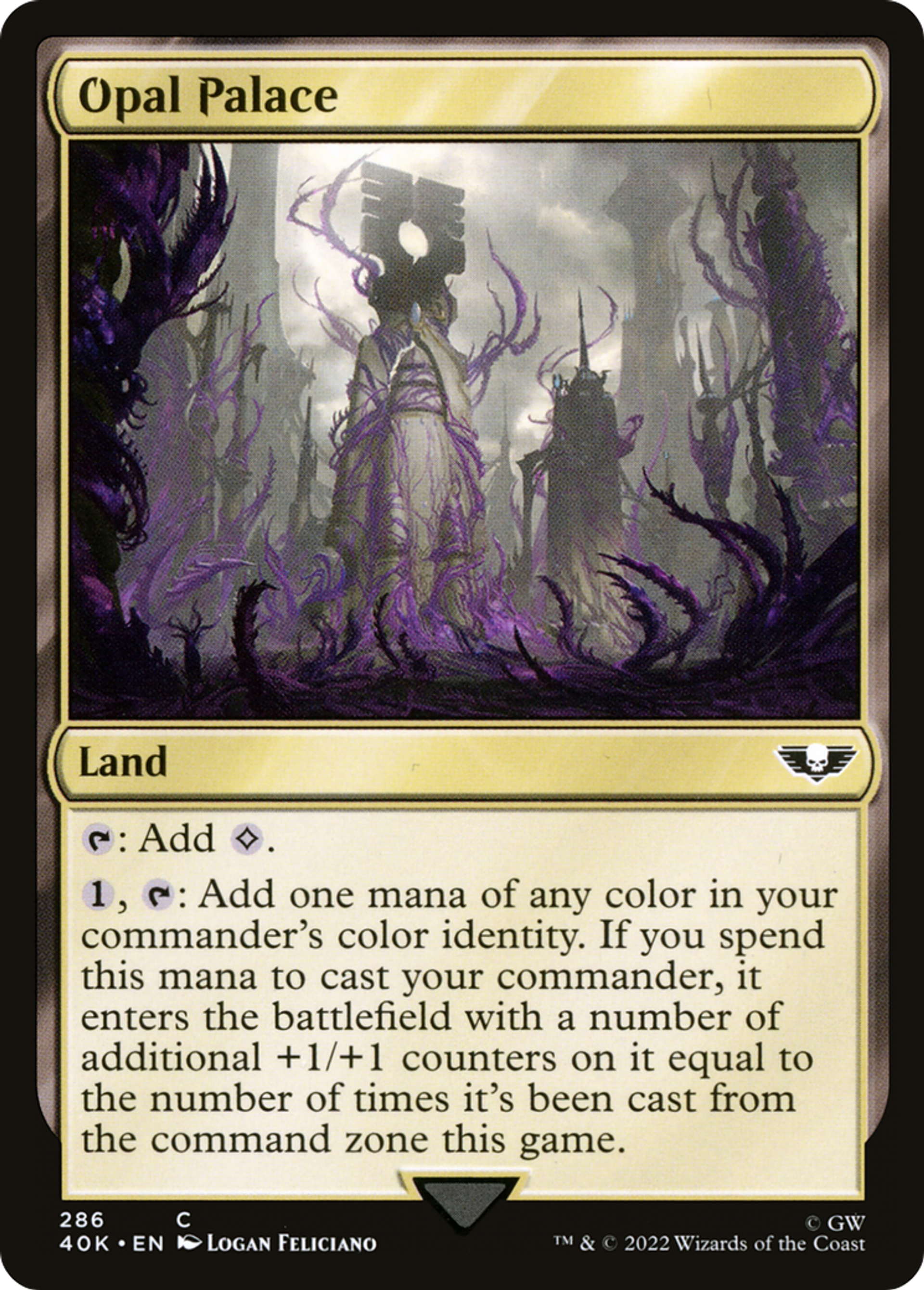 Palais d'opale — Warhammer 40,000 Commander — Magic: The Gathering