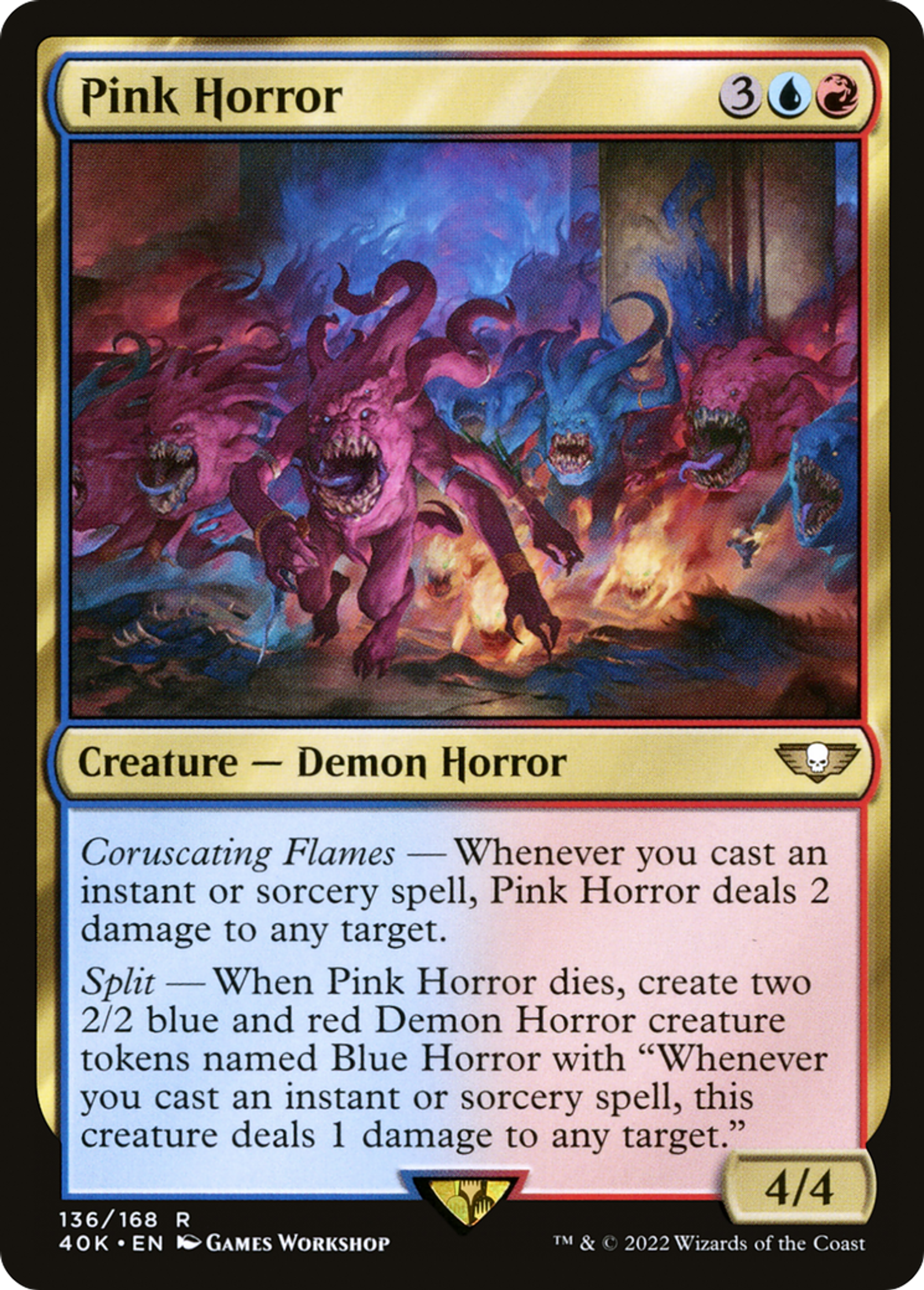 Pink Horror — Warhammer 40,000 Commander — Magic: The Gathering