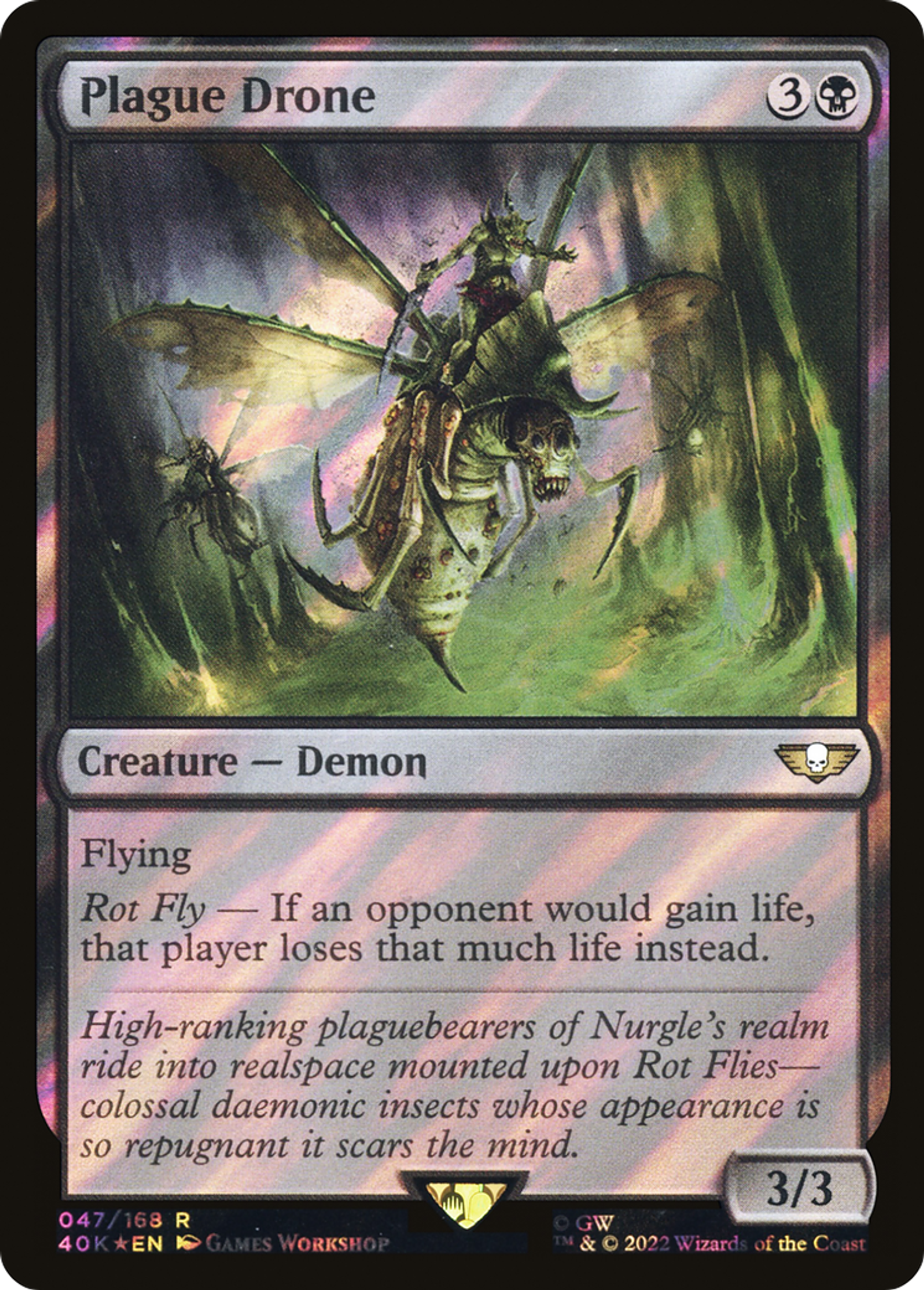 Plague Drone — Warhammer 40,000 Commander — Magic: The Gathering