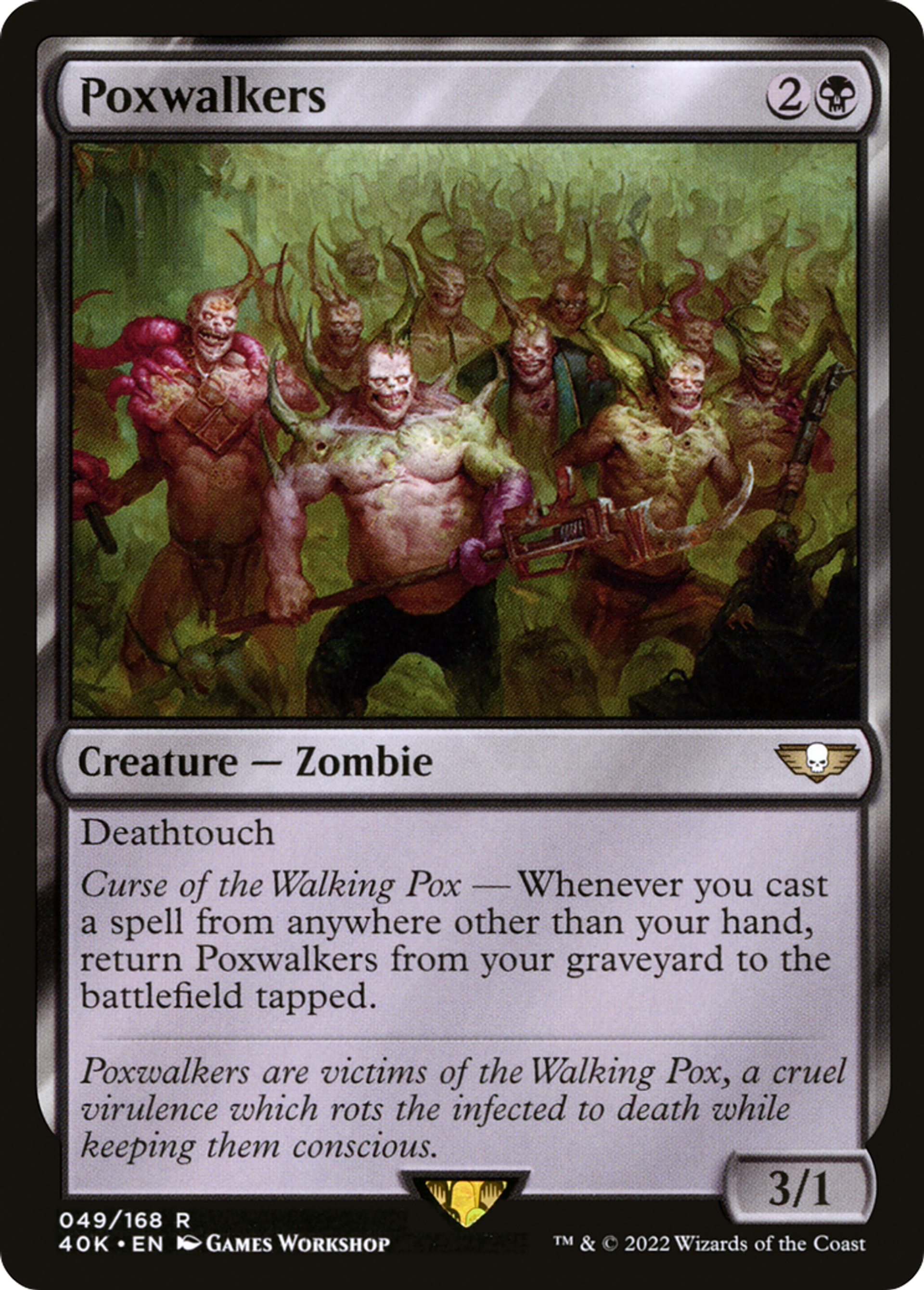 Poxwalkers — Warhammer 40,000 Commander — Magic: The Gathering