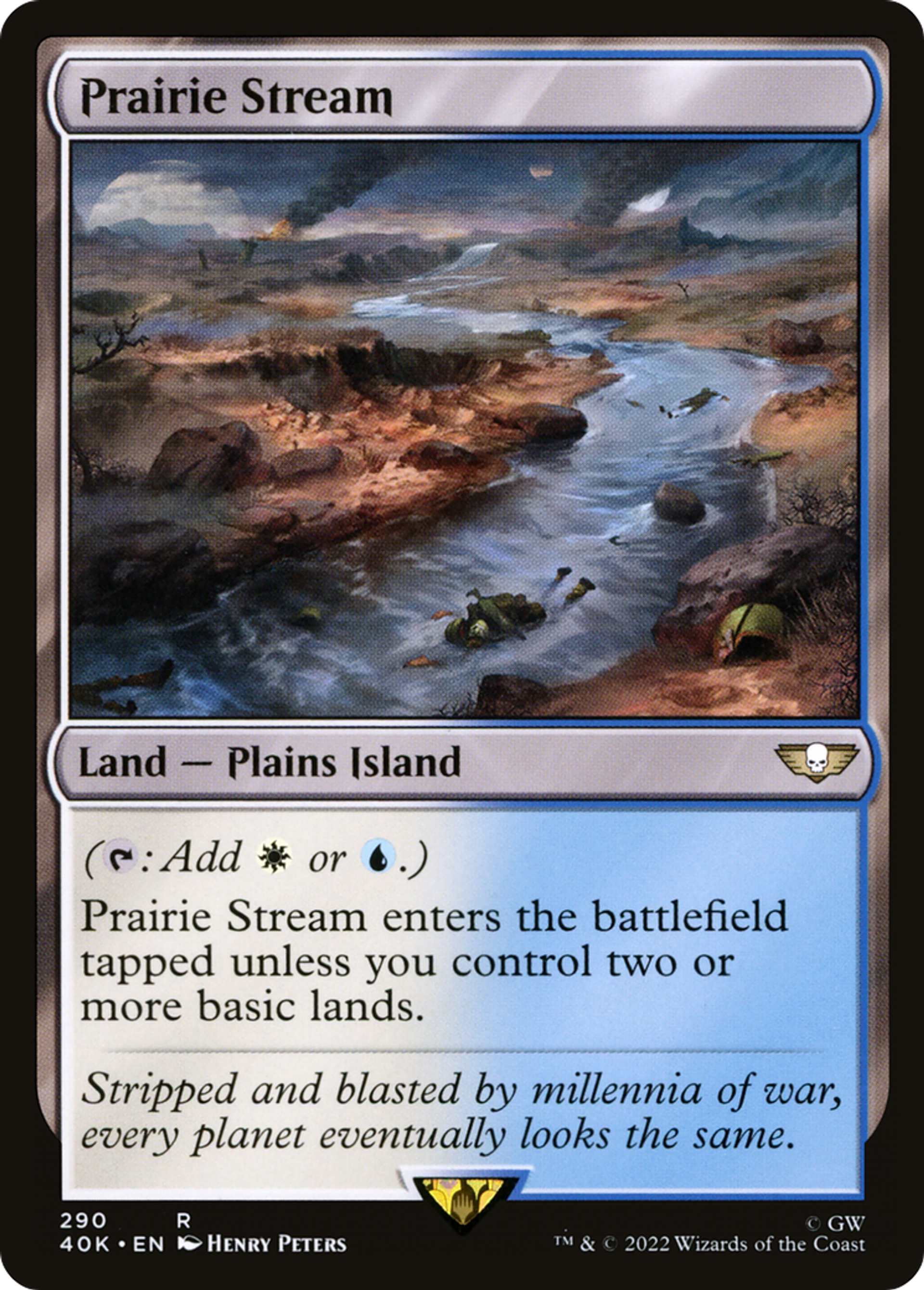 Prairie ruisselante — Warhammer 40,000 Commander — Magic: The Gathering