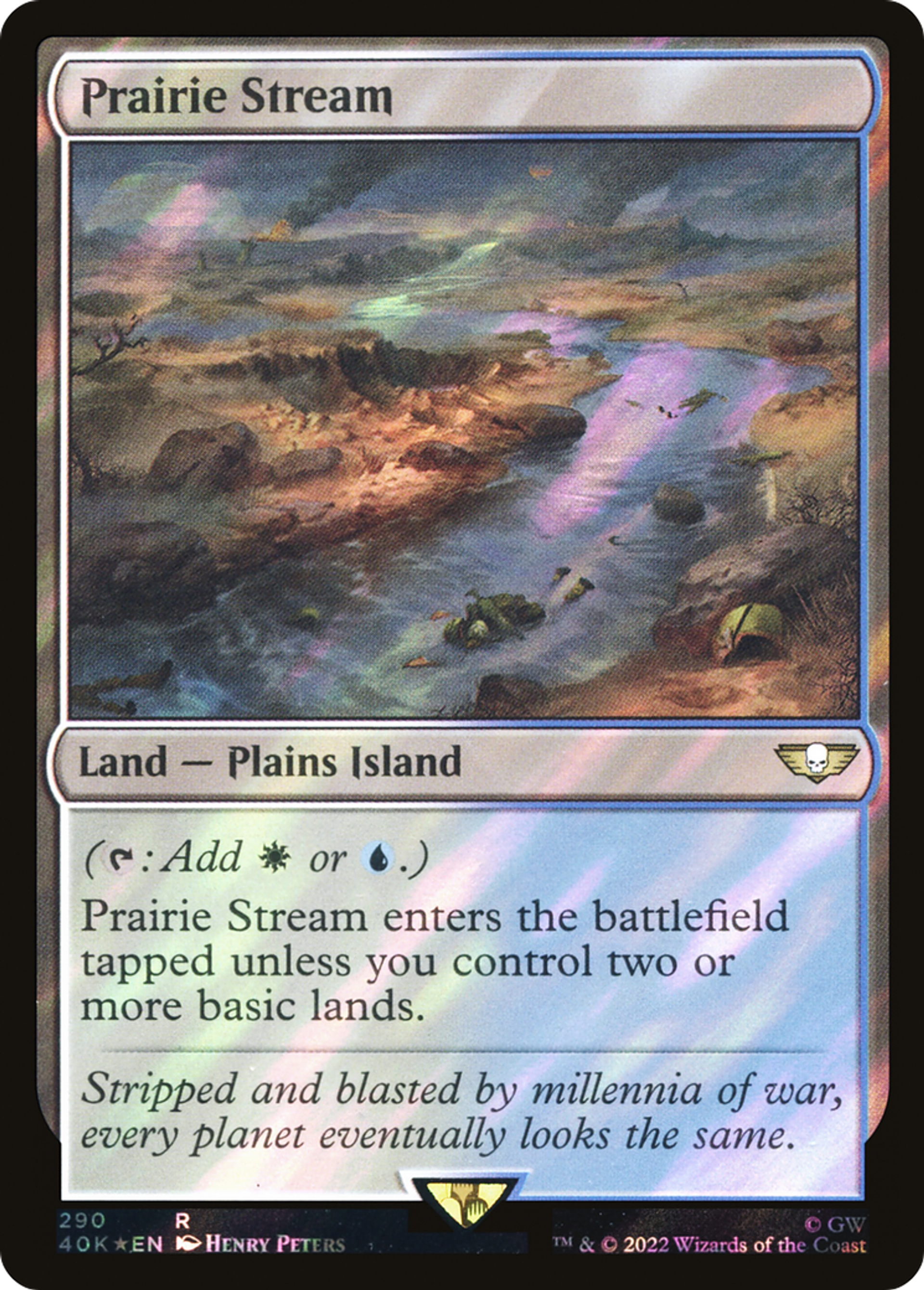 Prairie ruisselante — Warhammer 40,000 Commander — Magic: The Gathering