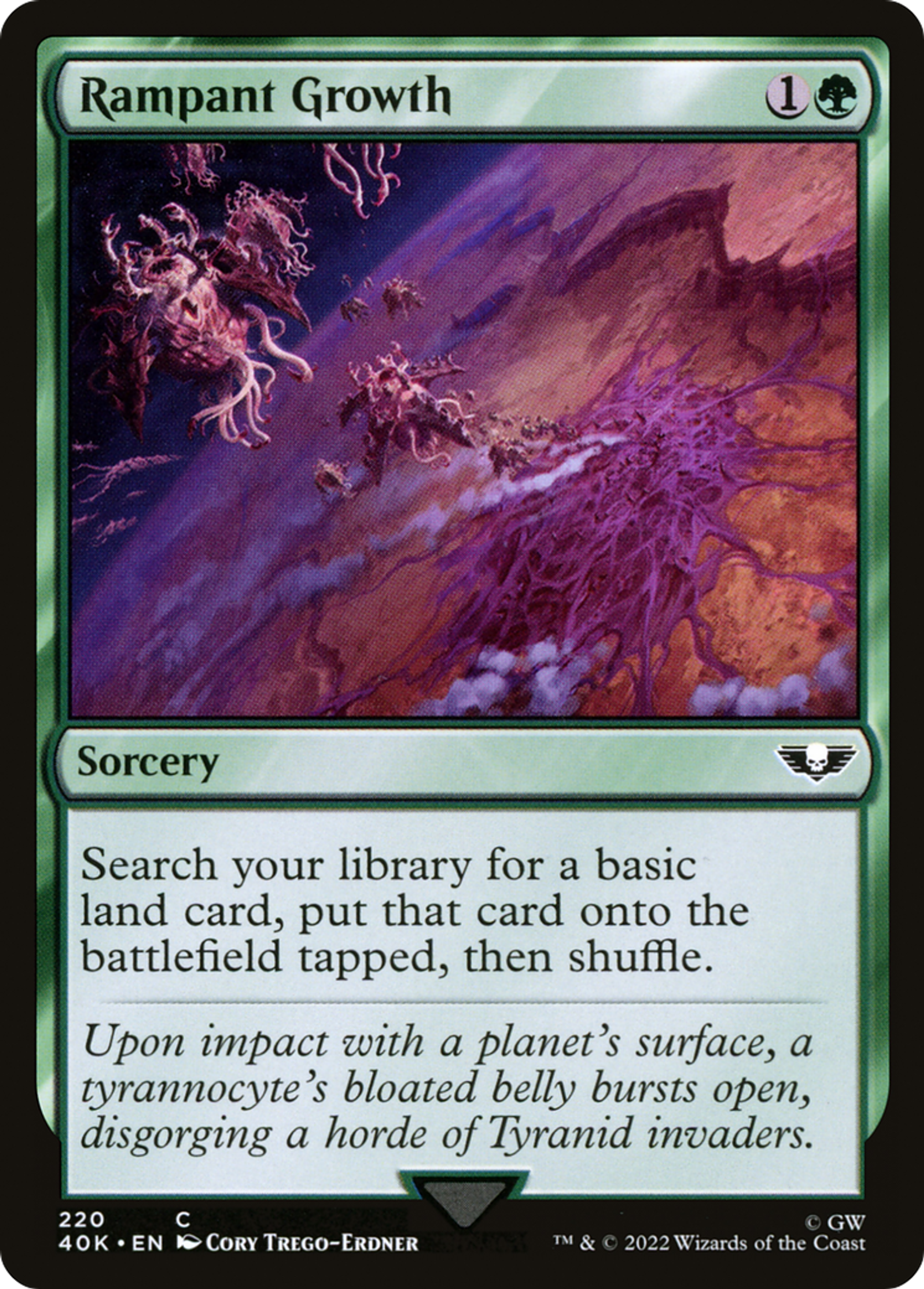 Croissance luxuriante — Warhammer 40,000 Commander — Magic: The Gathering