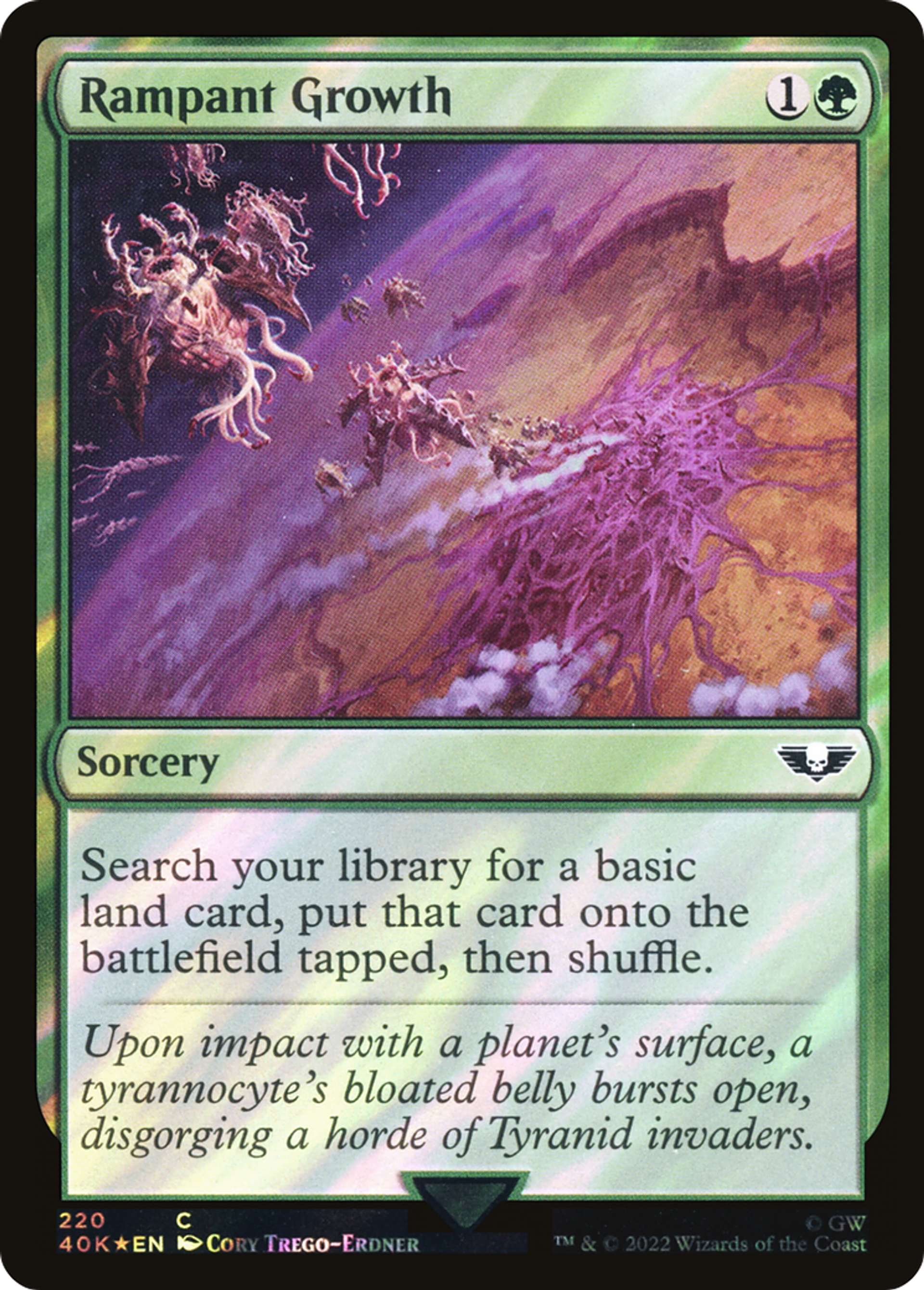 Croissance luxuriante — Warhammer 40,000 Commander — Magic: The Gathering
