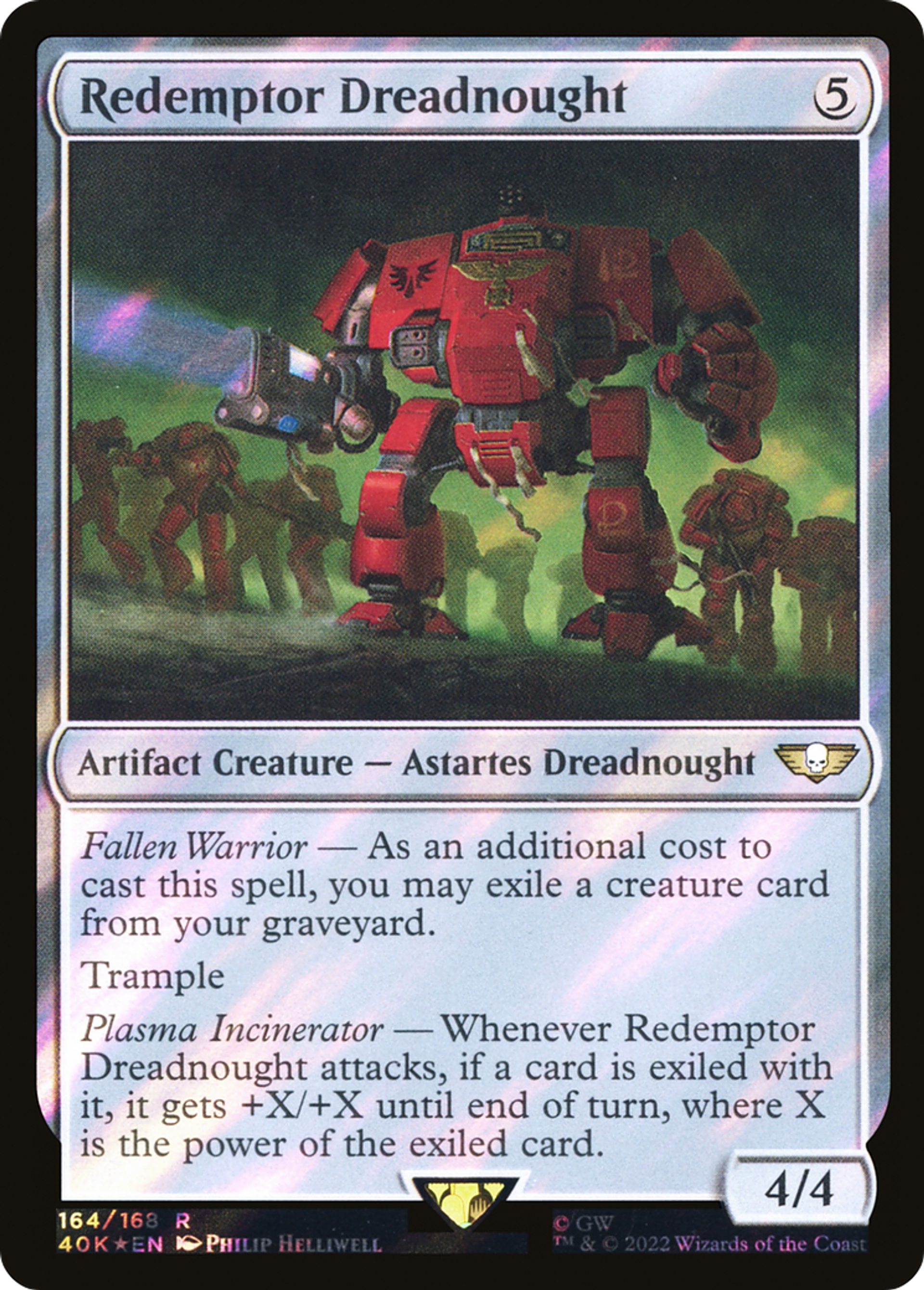 Redemptor Dreadnought — Warhammer 40,000 Commander — Magic: The Gathering
