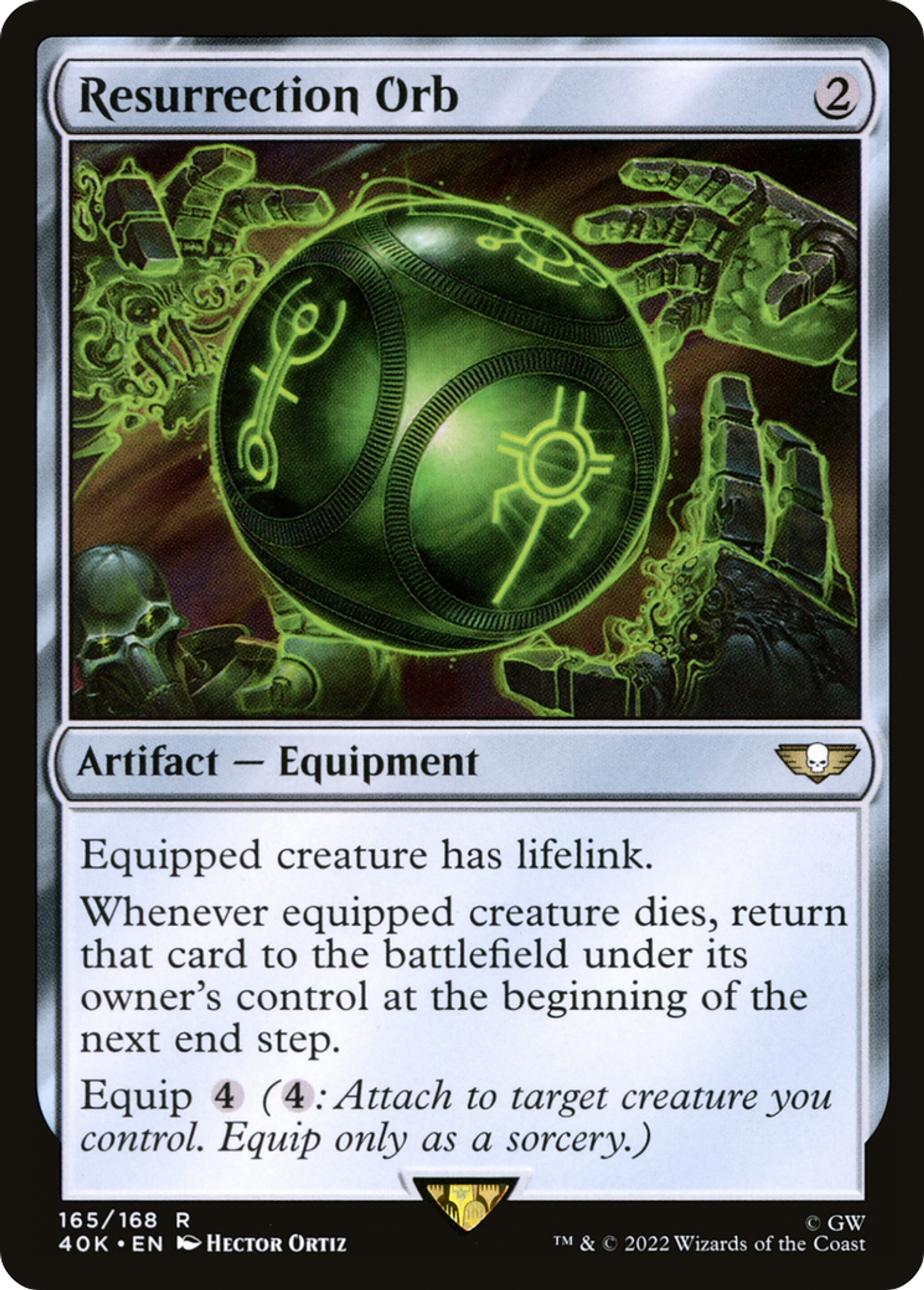 Resurrection Orb — Warhammer 40,000 Commander — Magic: The Gathering