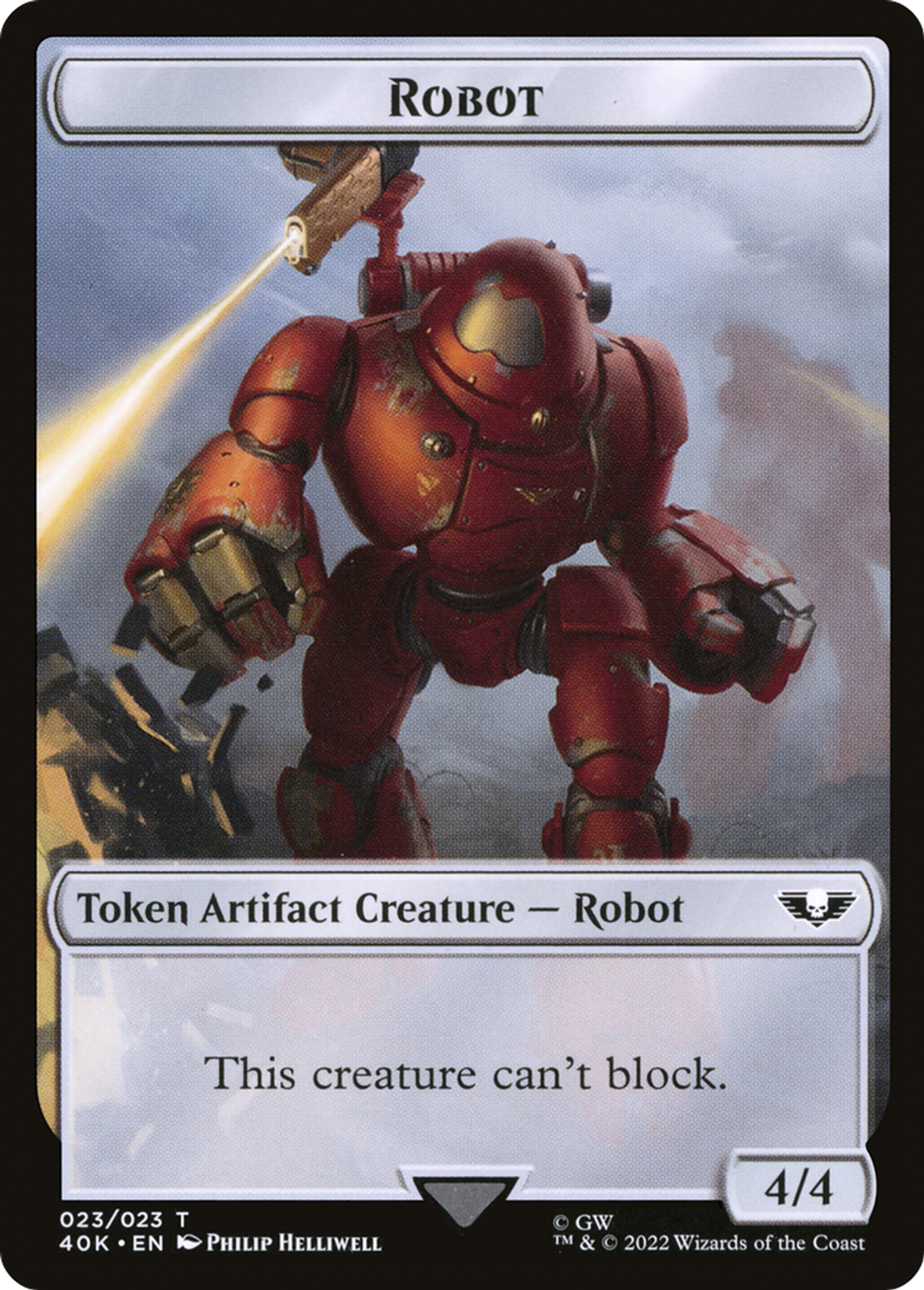Robot — Warhammer 40,000 Commander — Magic: The Gathering