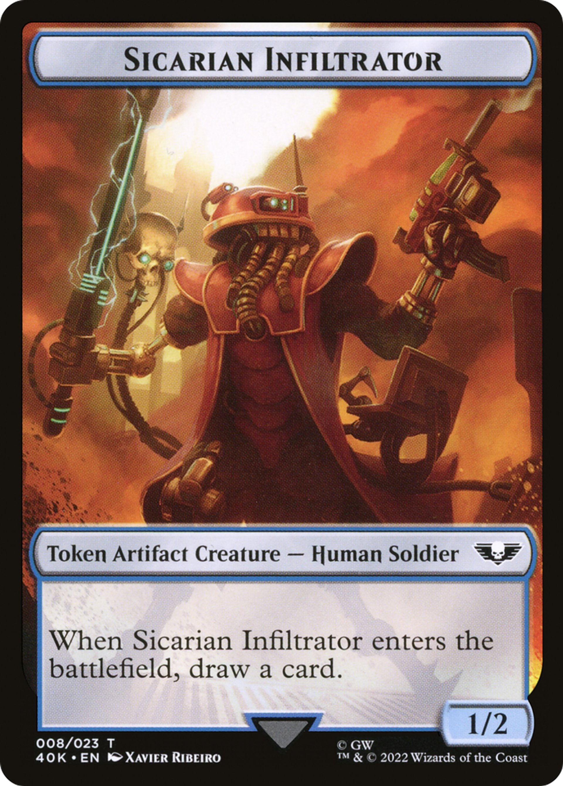 Sicarian Infiltrator — Warhammer 40,000 Commander — Magic: The Gathering
