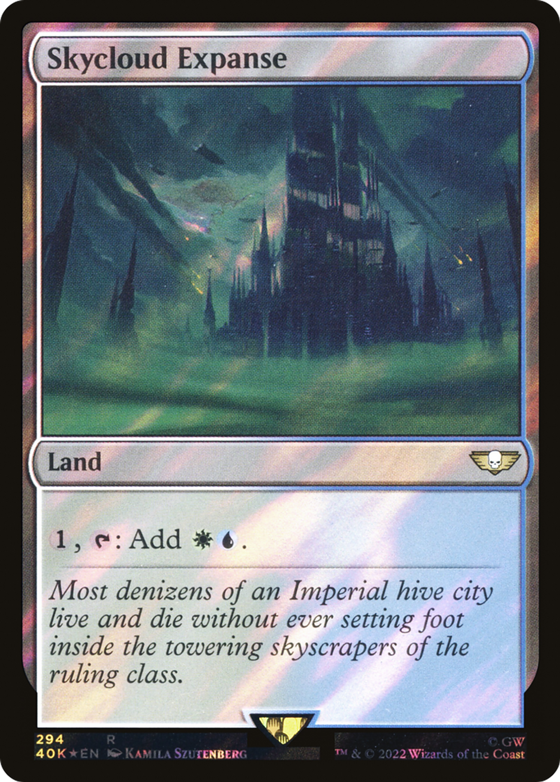Immensité de Cielcouvert — Warhammer 40,000 Commander — Magic: The Gathering