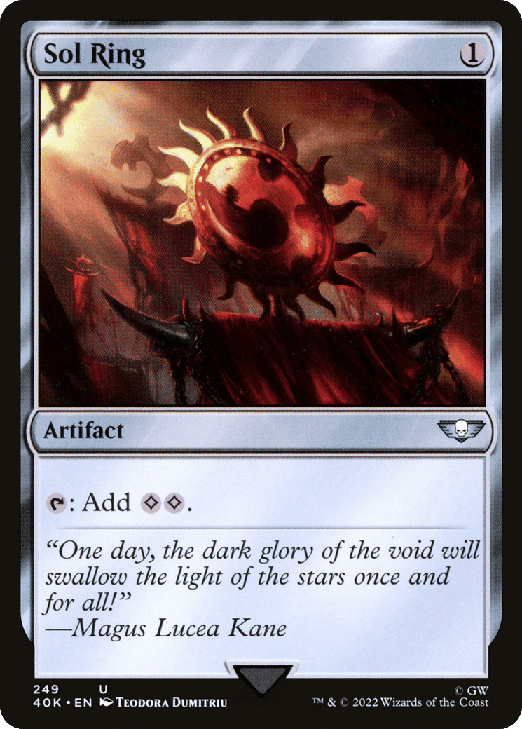 Sol Ring — Warhammer 40,000 Commander — Magic: The Gathering
