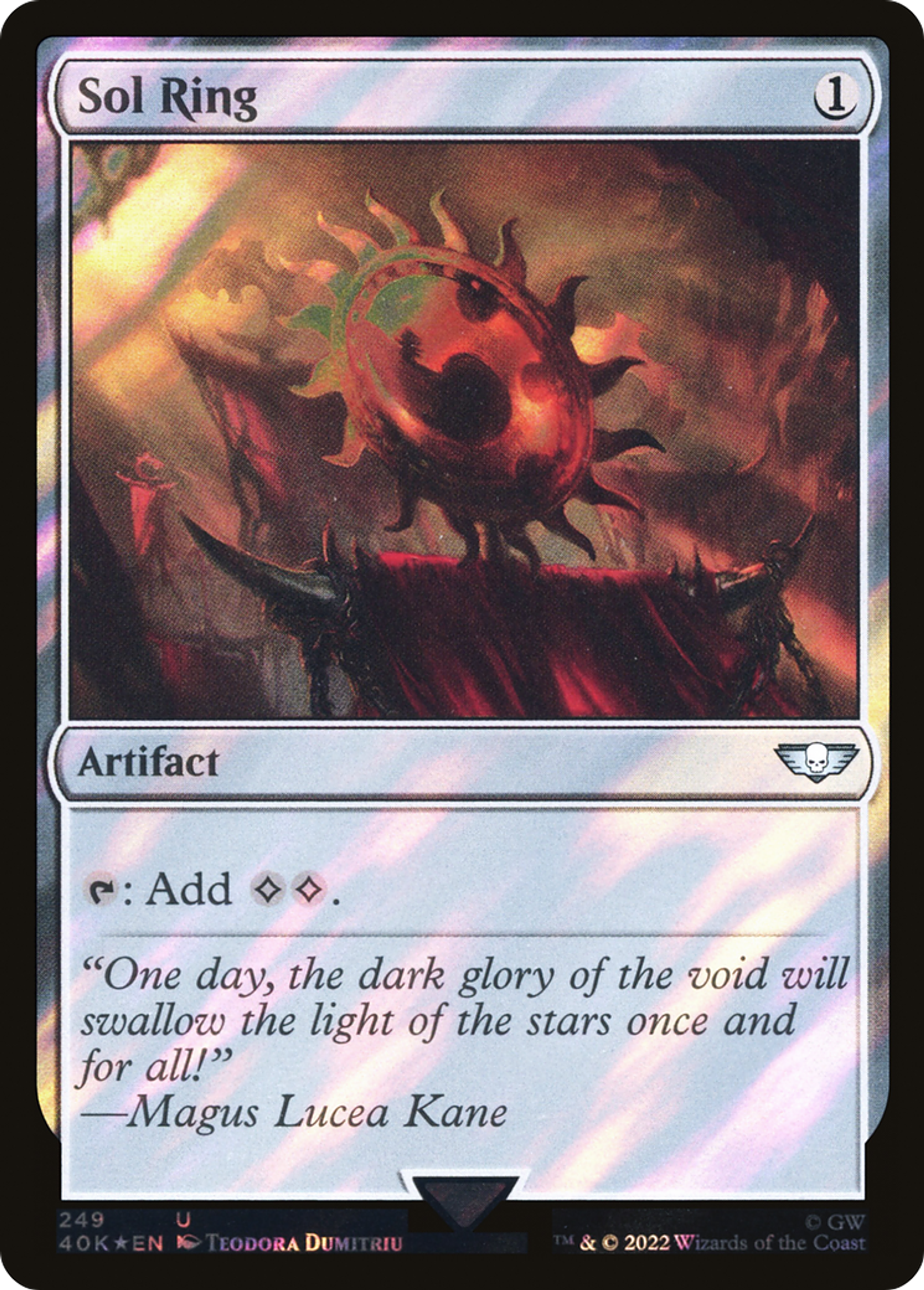 Anneau solaire — Warhammer 40,000 Commander — Magic: The Gathering