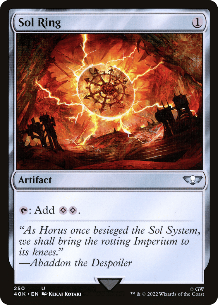 Sol Ring — Warhammer 40,000 Commander — Magic: The Gathering