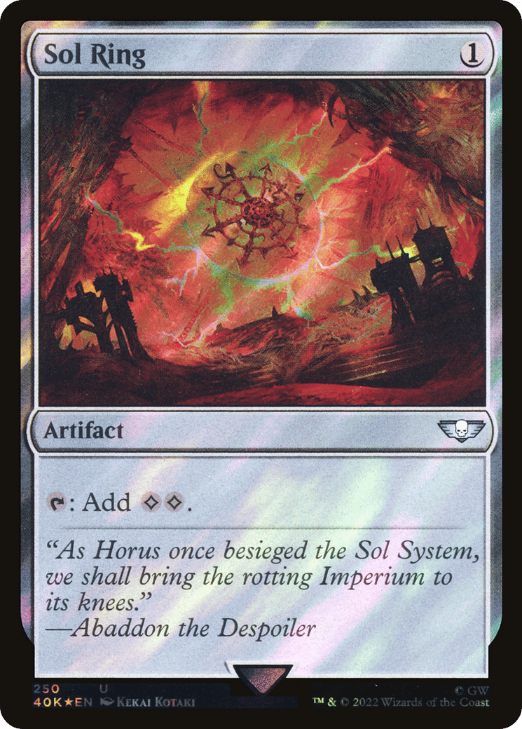 Sol Ring — Warhammer 40,000 Commander — Magic: The Gathering