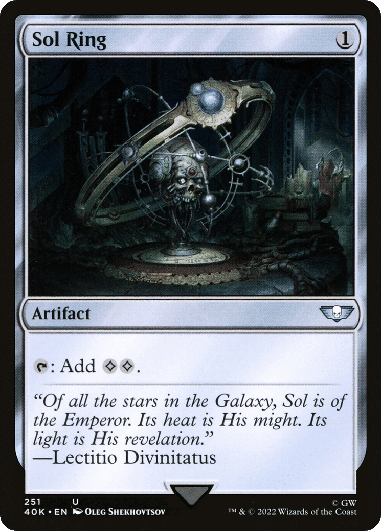 Sol Ring — Warhammer 40,000 Commander — Magic: The Gathering