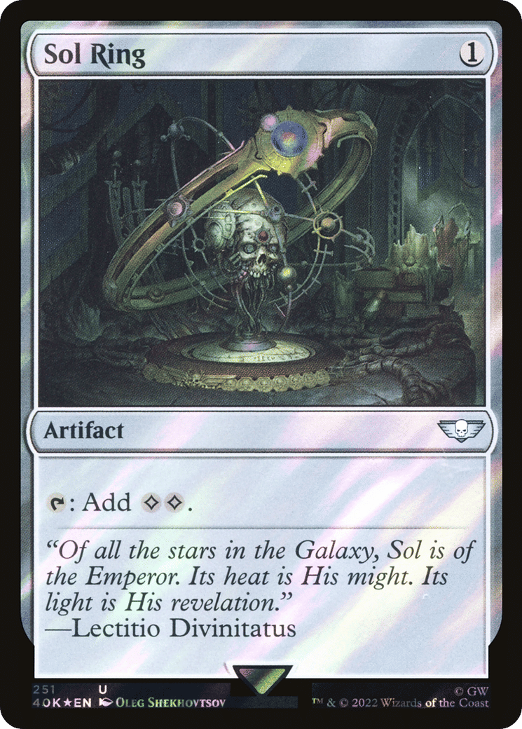 Sol Ring — Warhammer 40,000 Commander — Magic: The Gathering