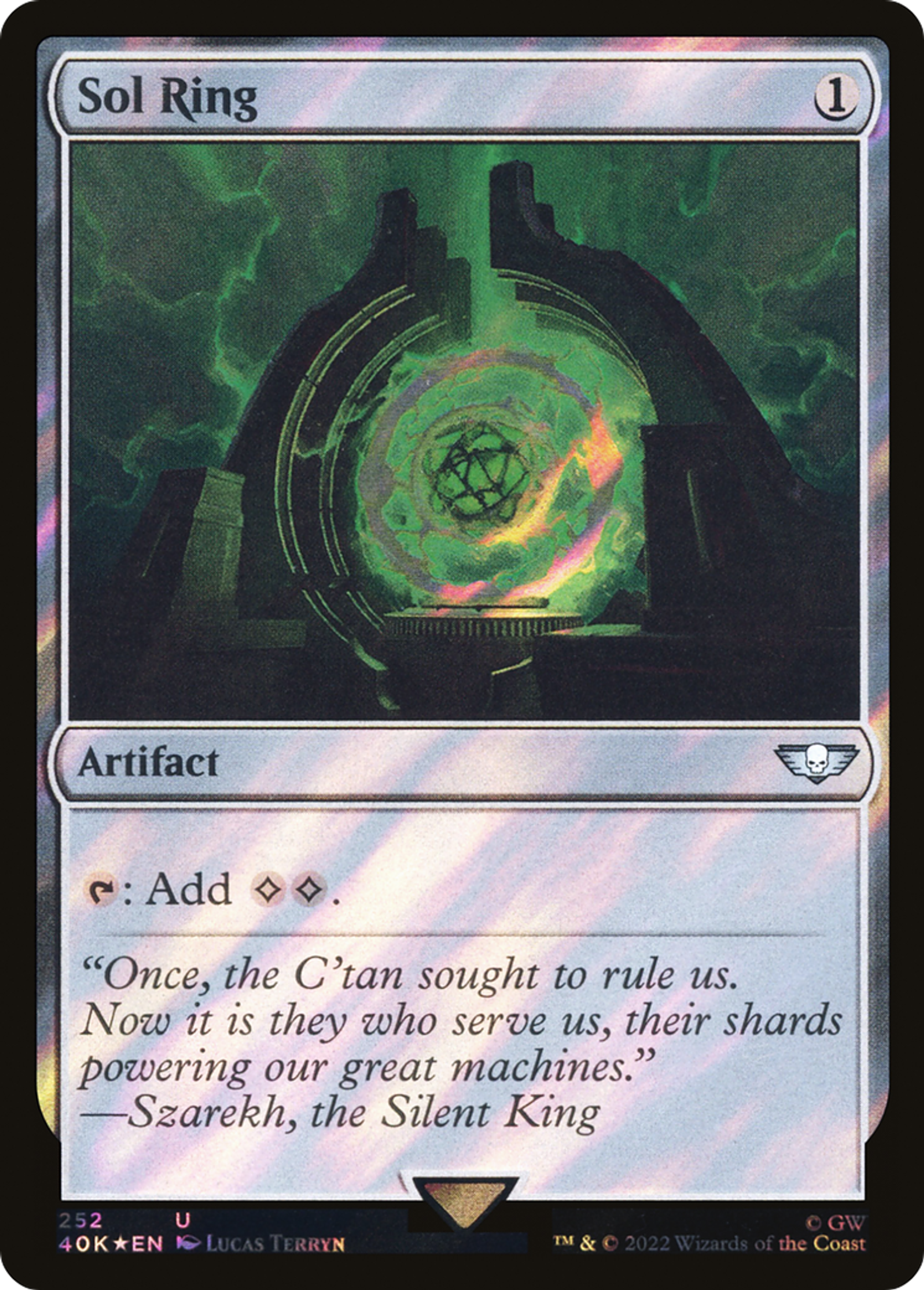 Anneau solaire — Warhammer 40,000 Commander — Magic: The Gathering