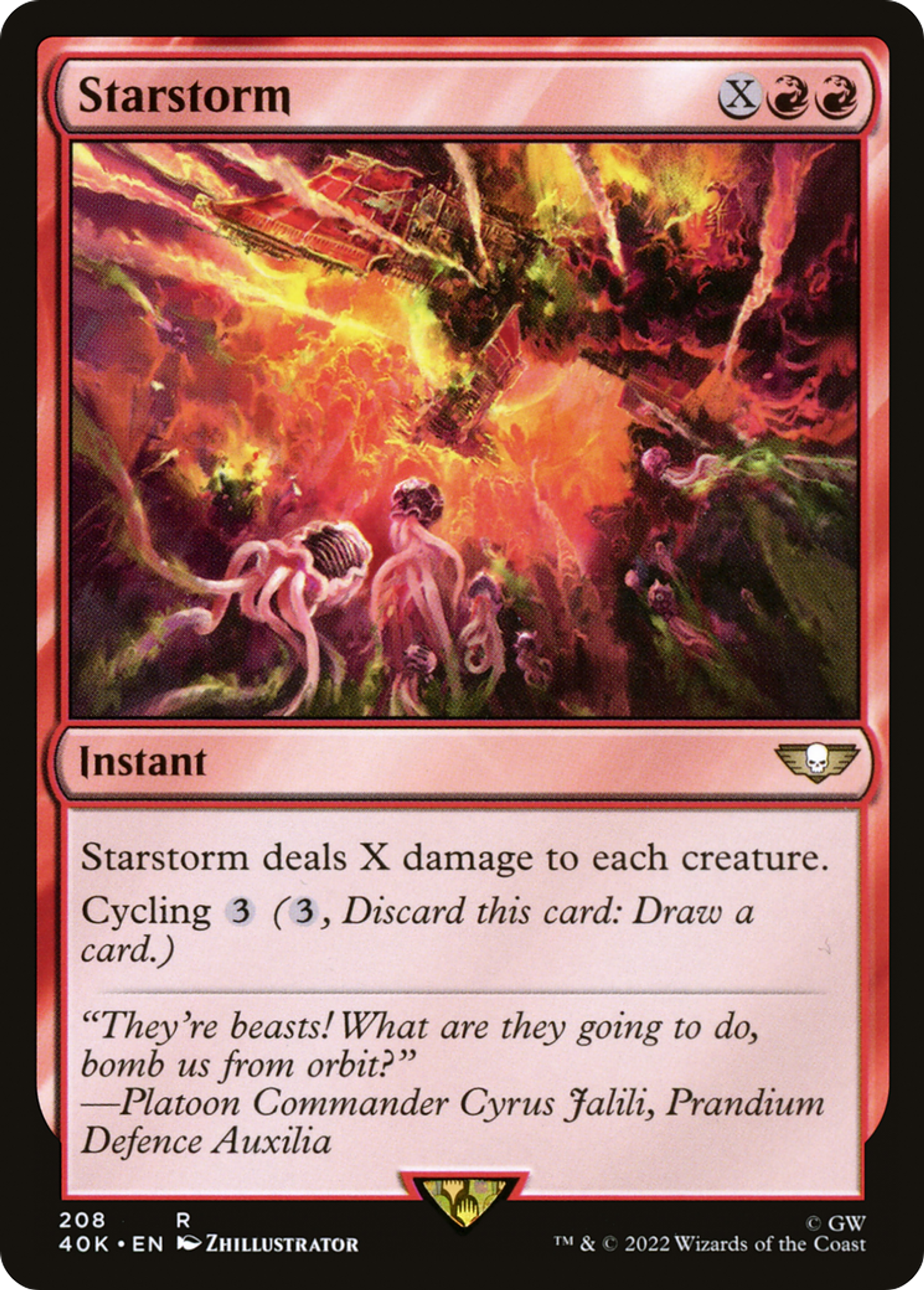 Ouragan stellaire — Warhammer 40,000 Commander — Magic: The Gathering