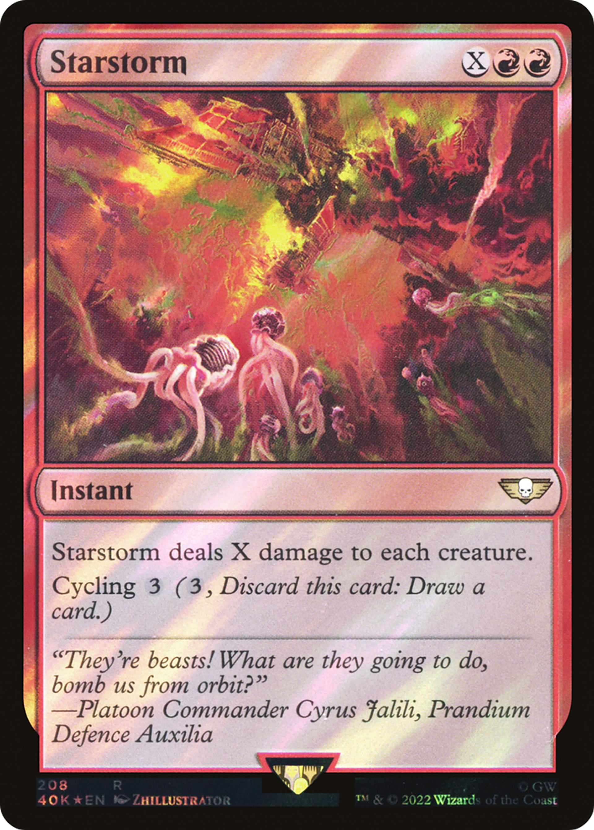 Ouragan stellaire — Warhammer 40,000 Commander — Magic: The Gathering