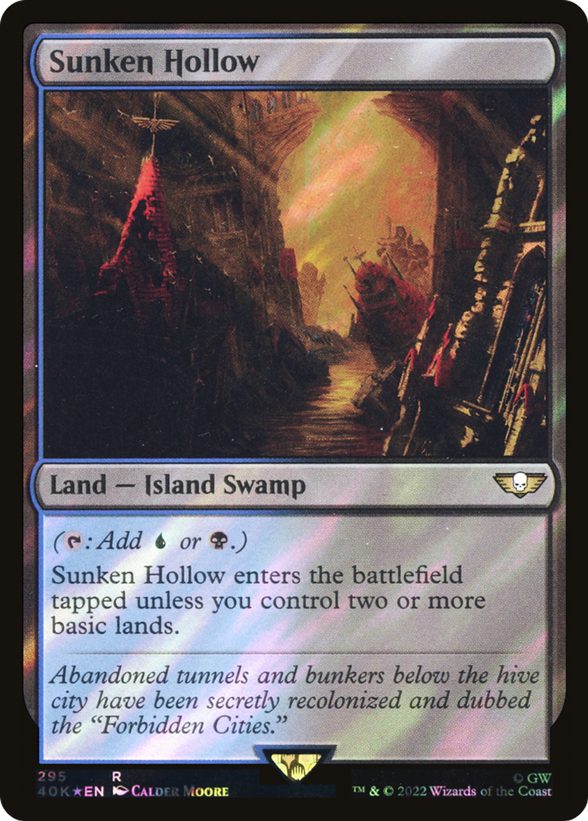 Dépression engloutie — Warhammer 40,000 Commander — Magic: The Gathering