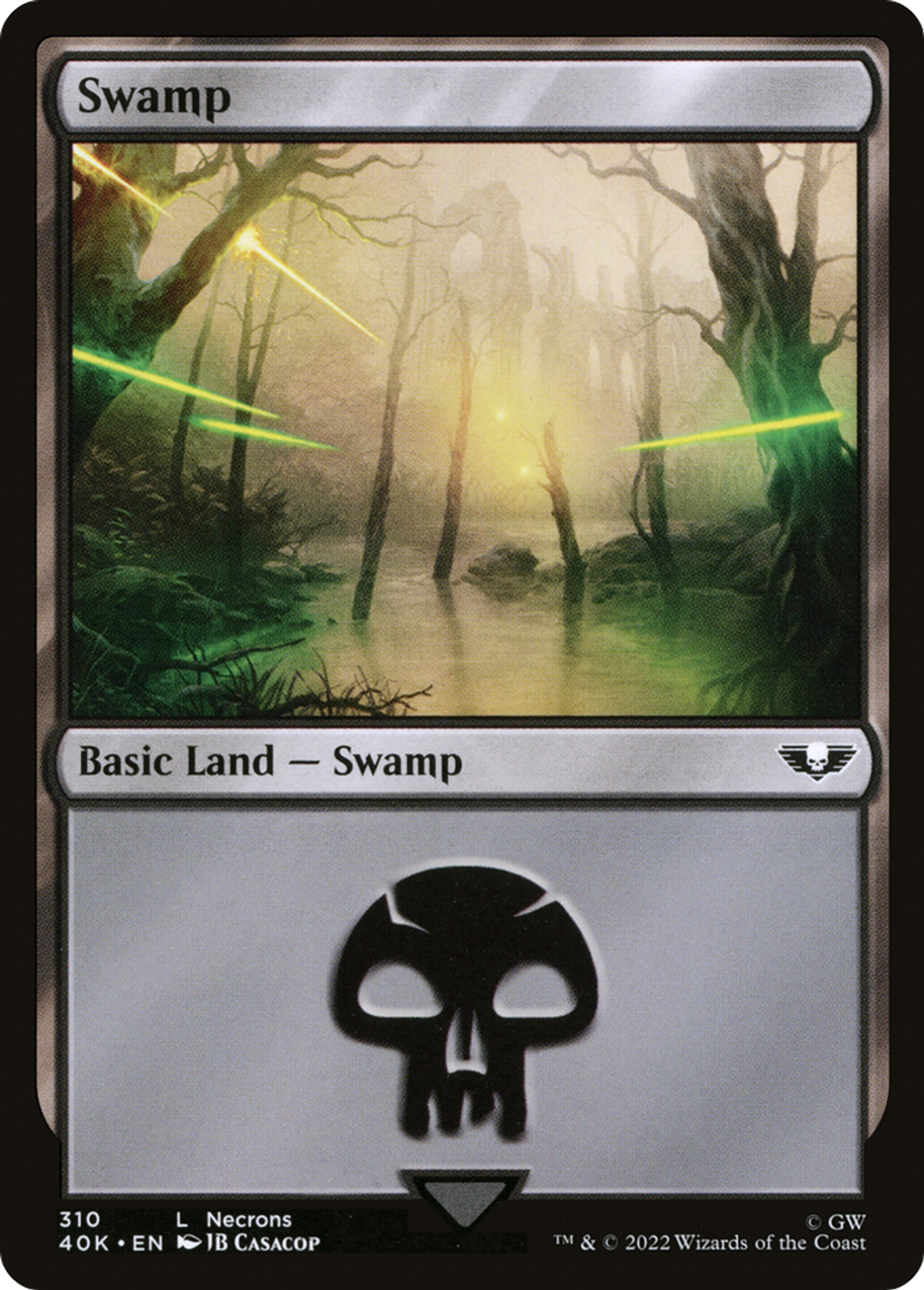 Swamp — Warhammer 40,000 Commander — Magic: The Gathering