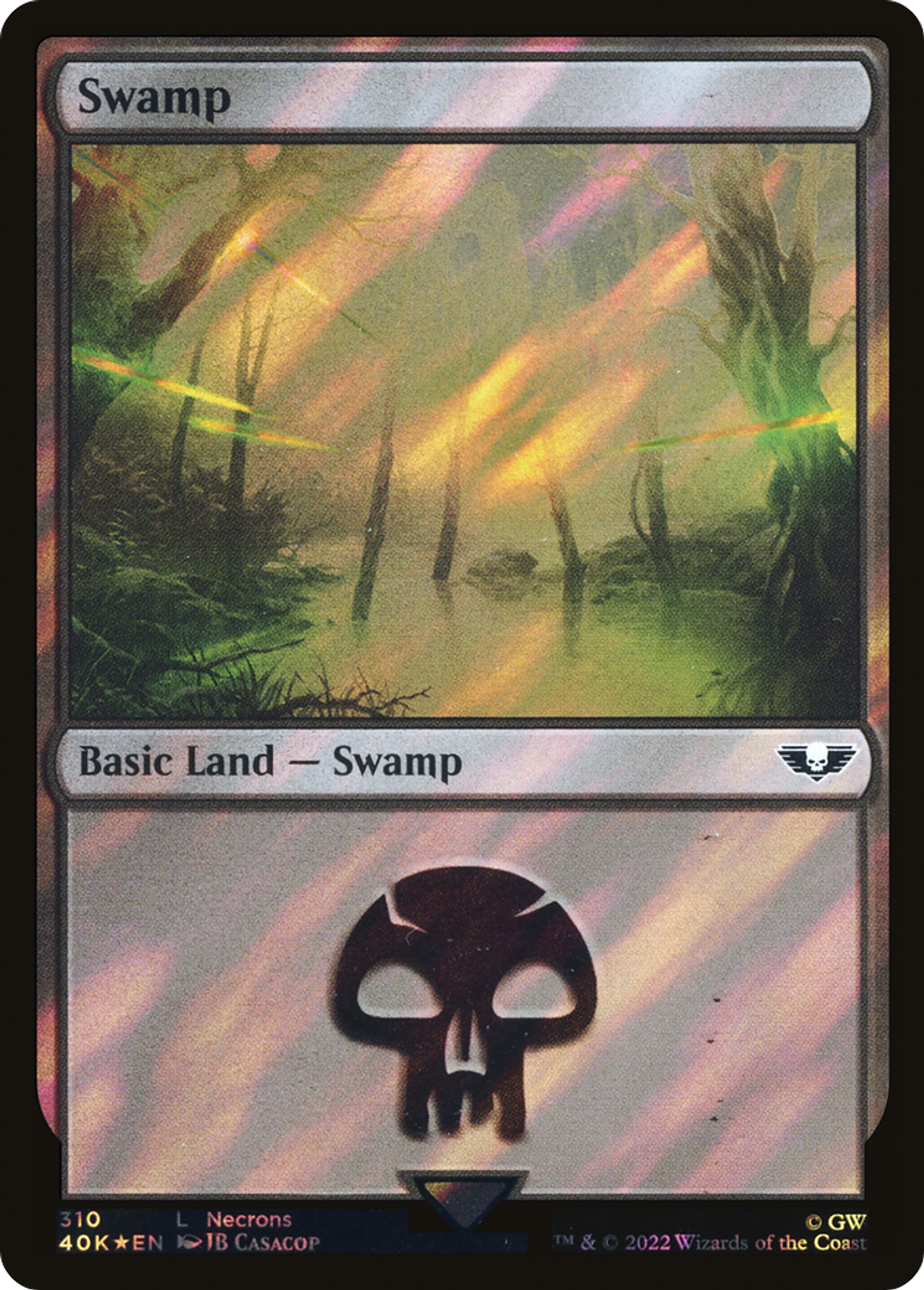 Swamp — Warhammer 40,000 Commander — Magic: The Gathering