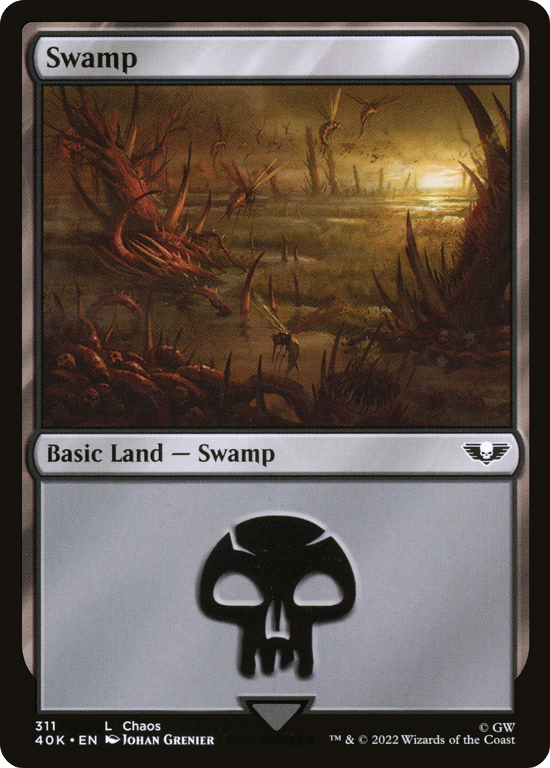 Swamp — Warhammer 40,000 Commander — Magic: The Gathering