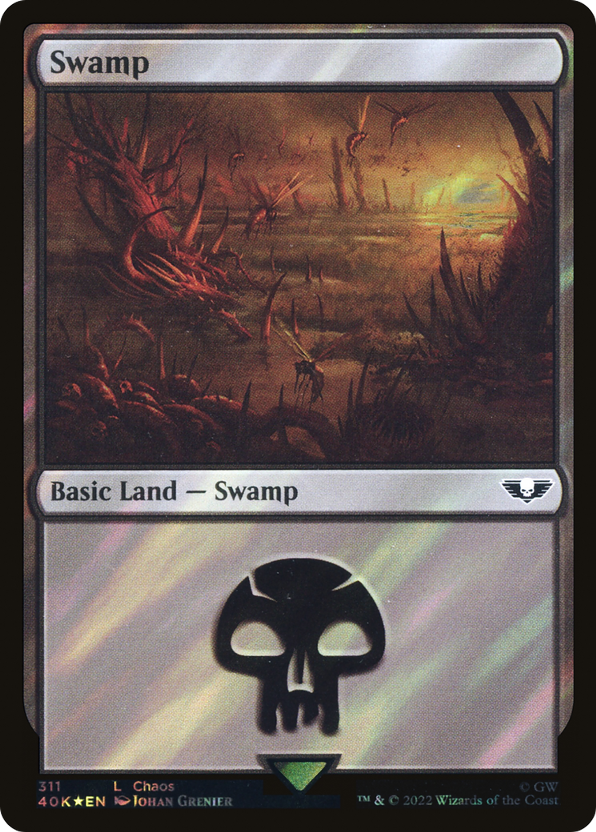 Swamp — Warhammer 40,000 Commander — Magic: The Gathering