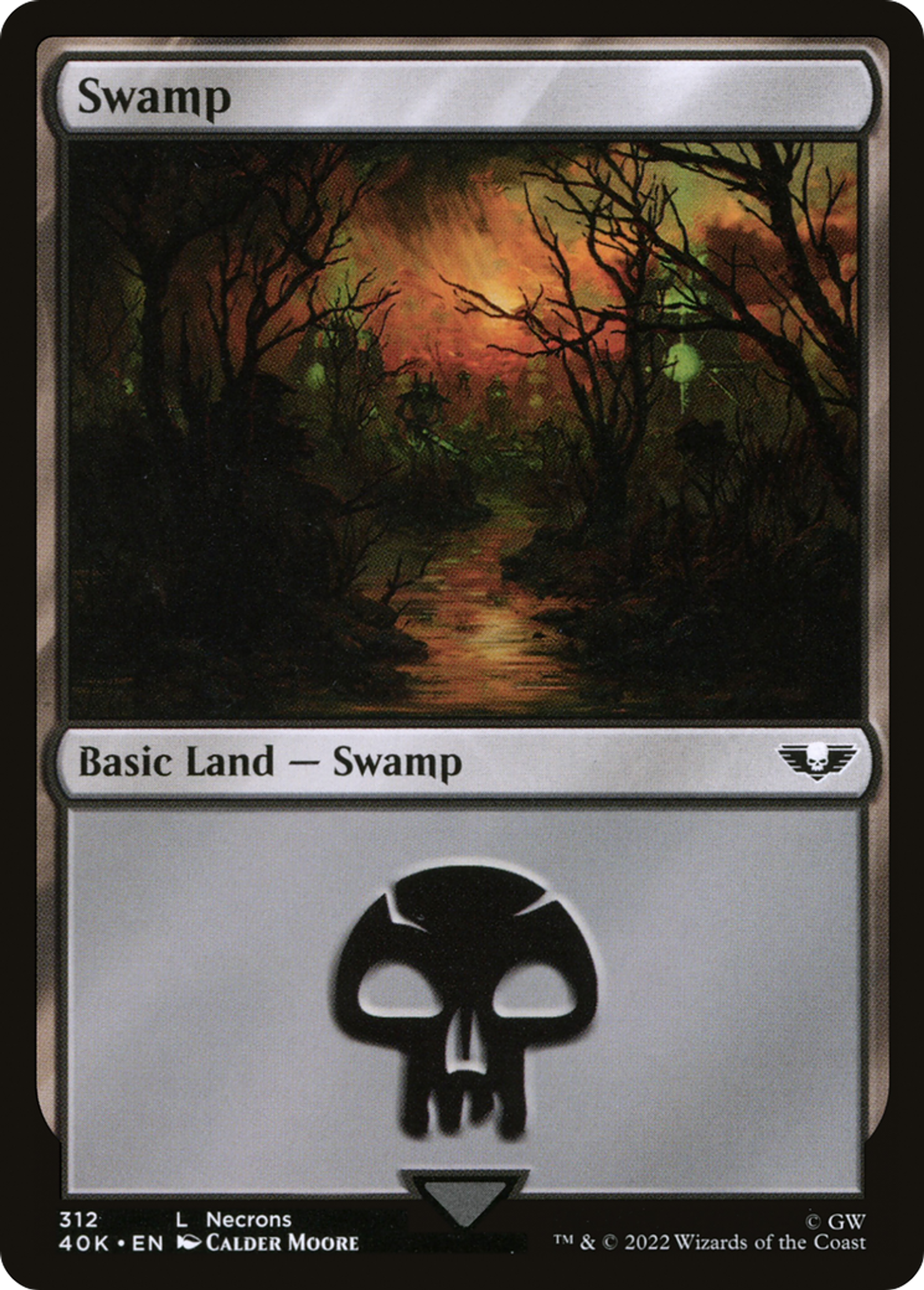 Swamp — Warhammer 40,000 Commander — Magic: The Gathering