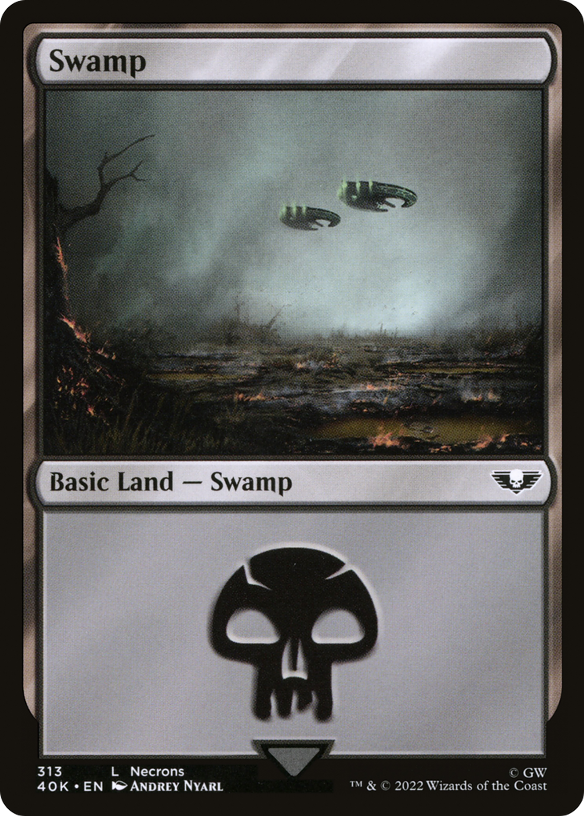 Swamp — Warhammer 40,000 Commander — Magic: The Gathering