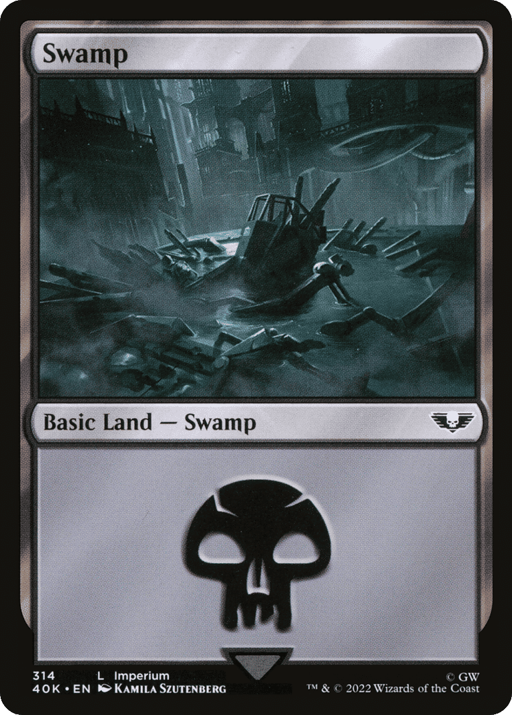 Swamp — Warhammer 40,000 Commander — Magic: The Gathering