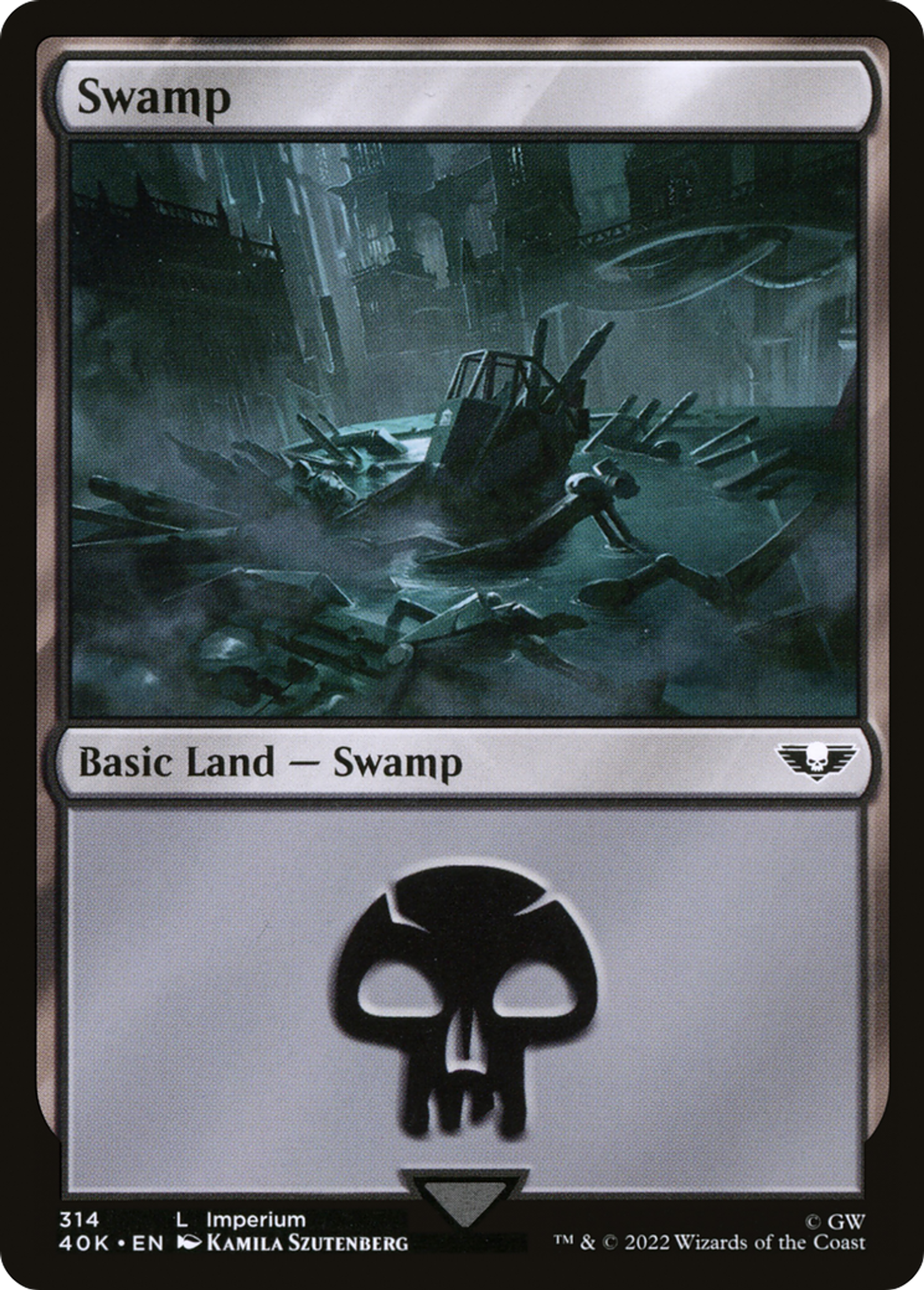Swamp — Warhammer 40,000 Commander — Magic: The Gathering