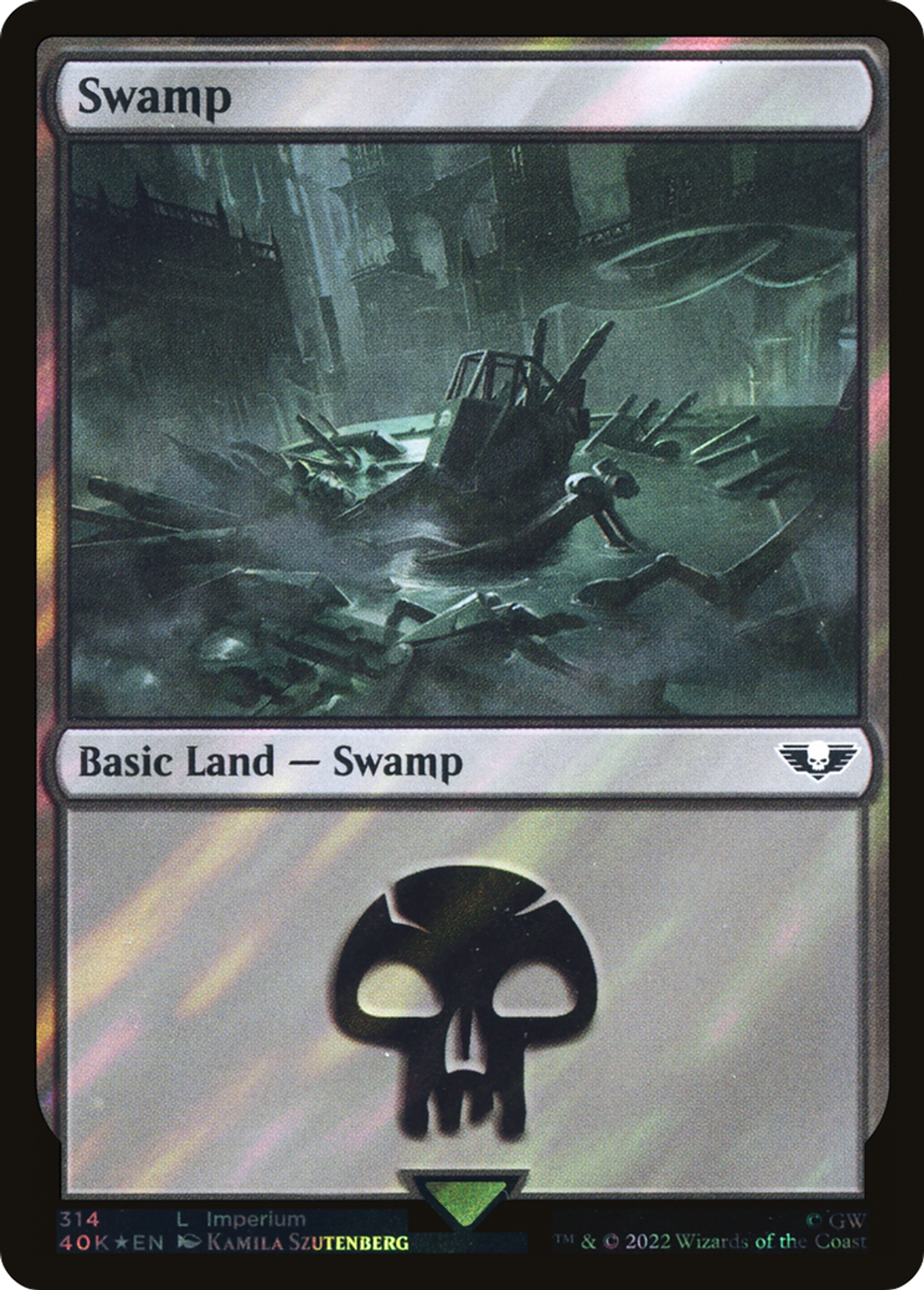 Swamp — Warhammer 40,000 Commander — Magic: The Gathering