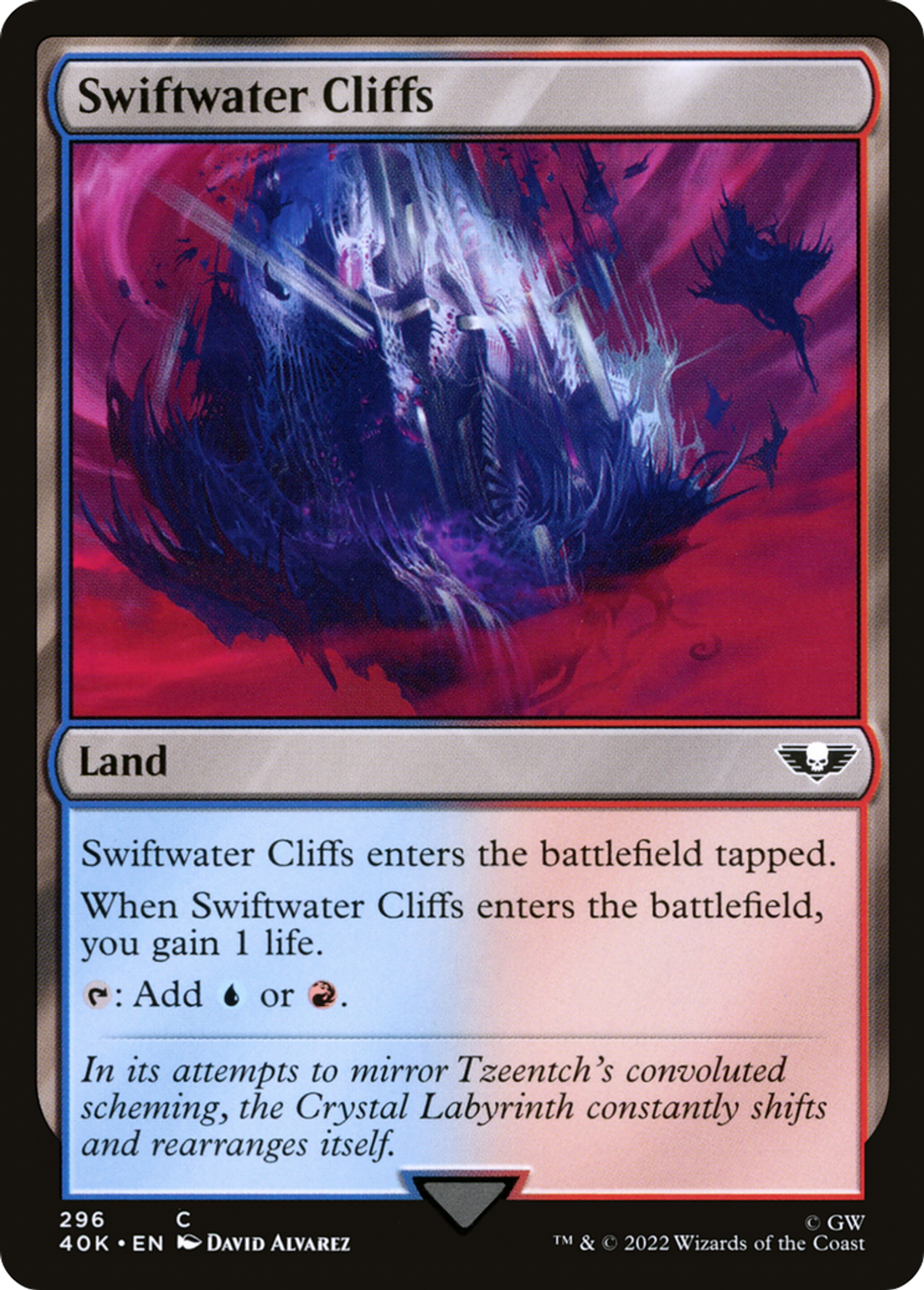 Falaises des eaux vives — Warhammer 40,000 Commander — Magic: The Gathering