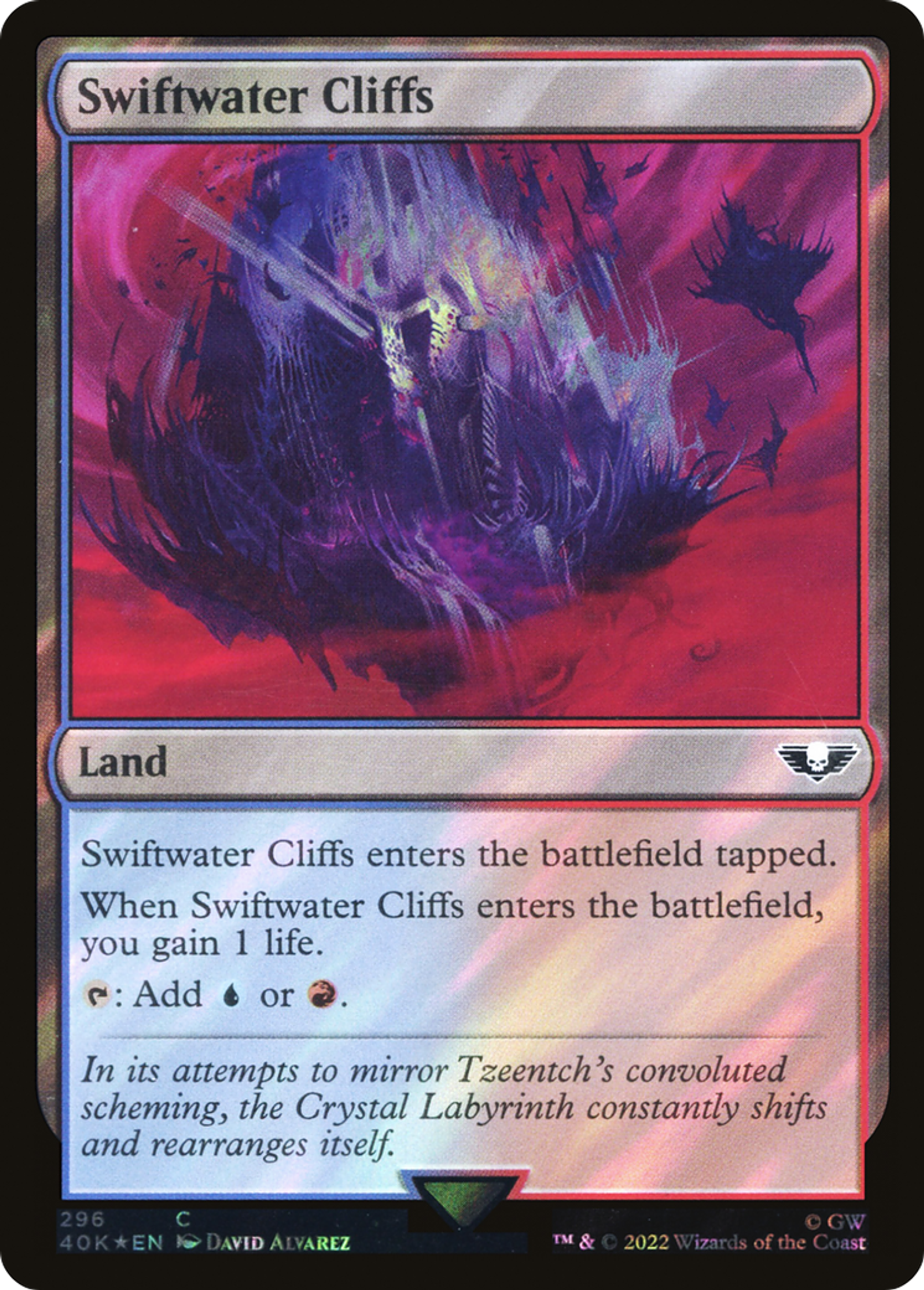 Falaises des eaux vives — Warhammer 40,000 Commander — Magic: The Gathering