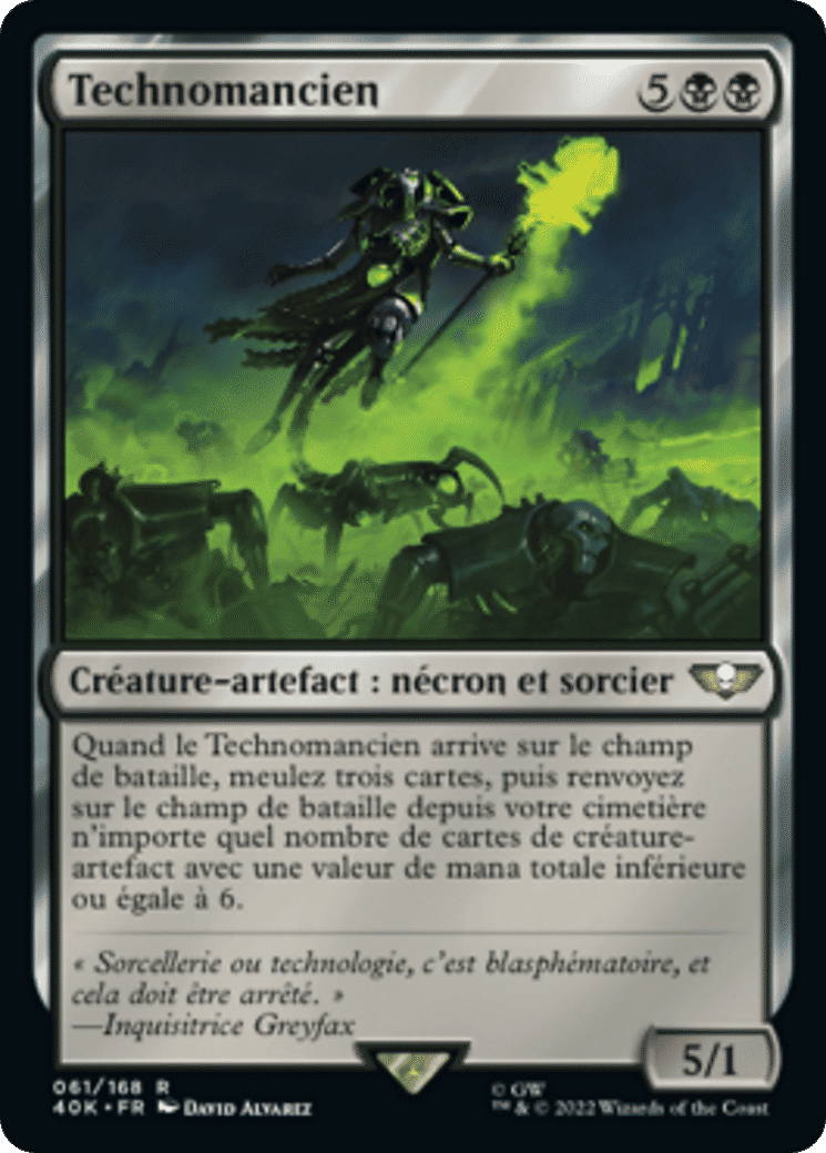 Technomancien — Warhammer 40,000 Commander — Magic: The Gathering