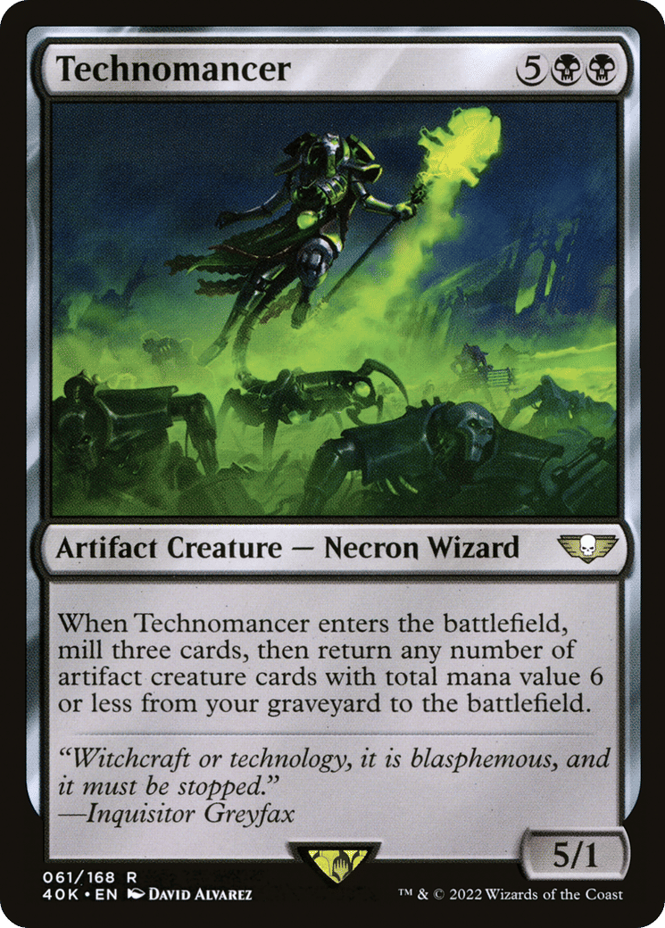Technomancer — Warhammer 40,000 Commander — Magic: The Gathering