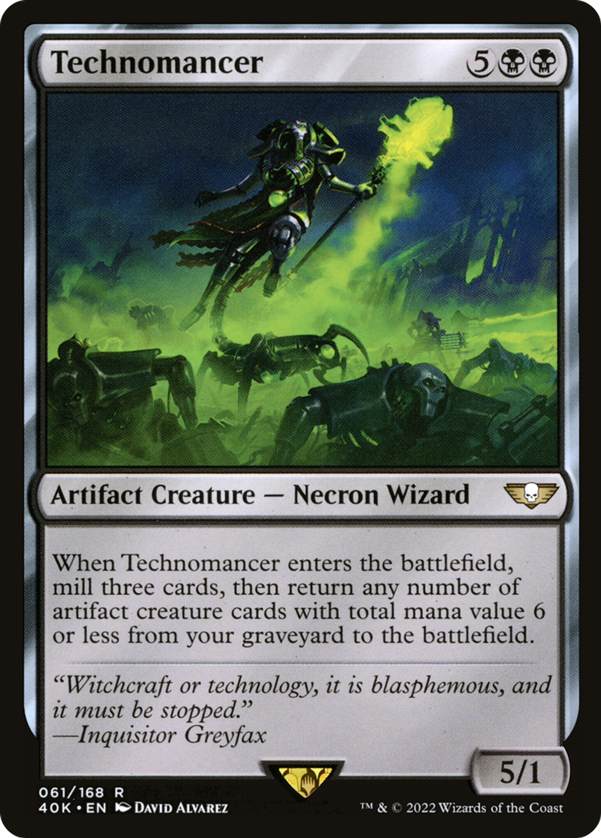 Technomancer — Warhammer 40,000 Commander — Magic: The Gathering