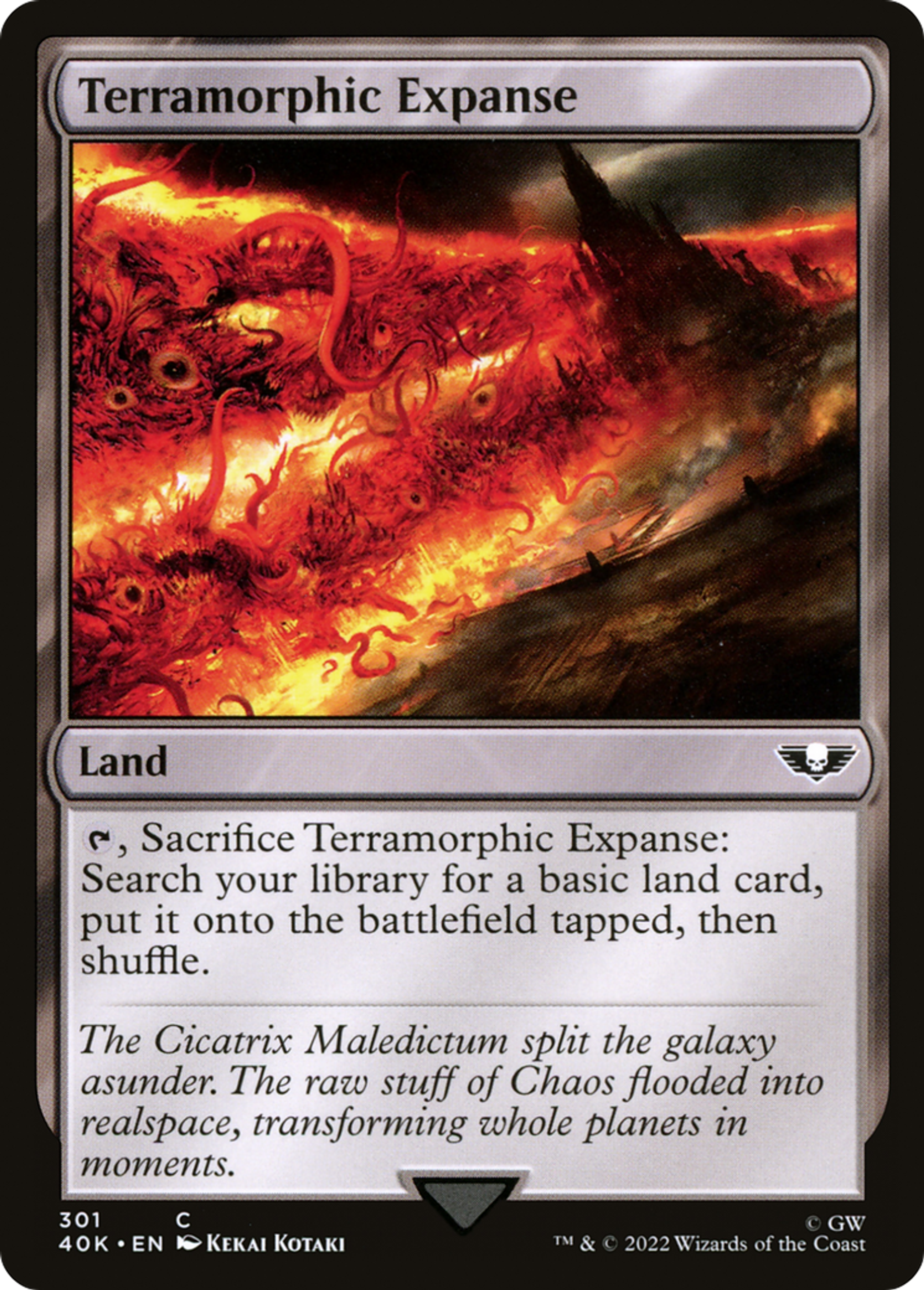 Immensité terramorphe — Warhammer 40,000 Commander — Magic: The Gathering